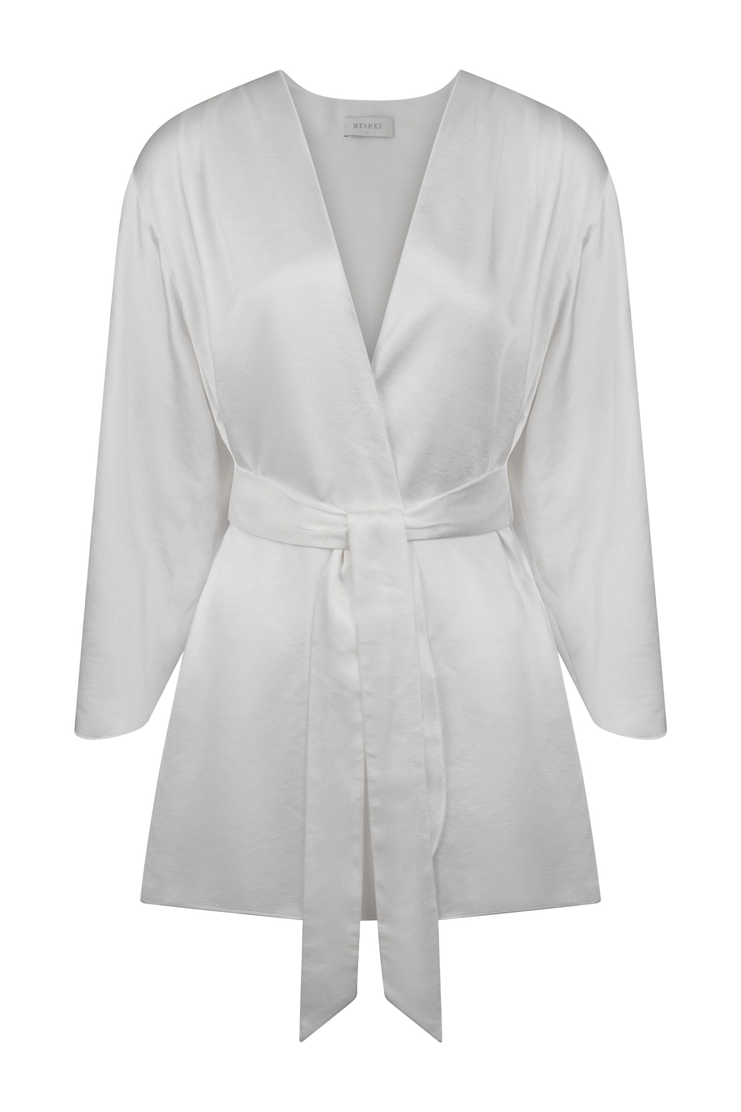 Sterling Satin Bridal Robe - Ivory #9