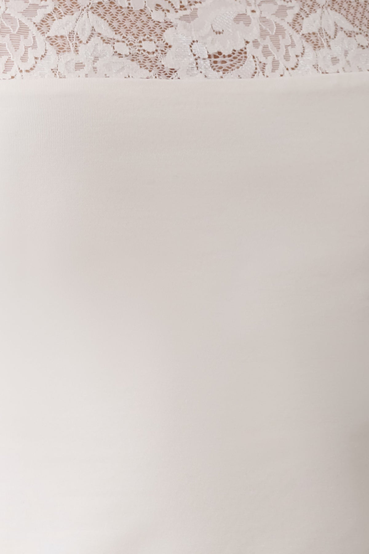 Elia Smooth Modal Top - Ivory
