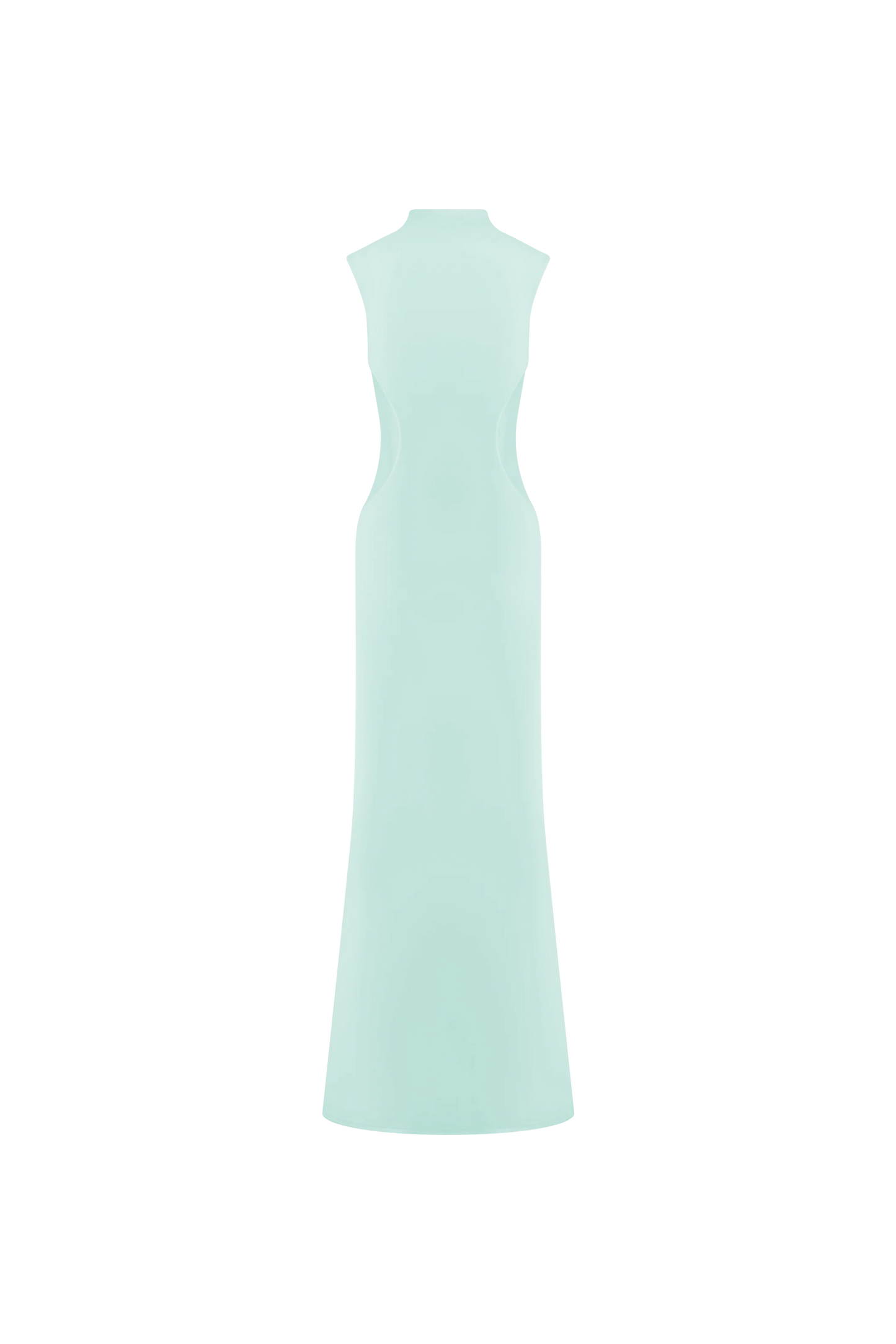 Massie Slinky And Mesh Maxi Dress - Lagoon
