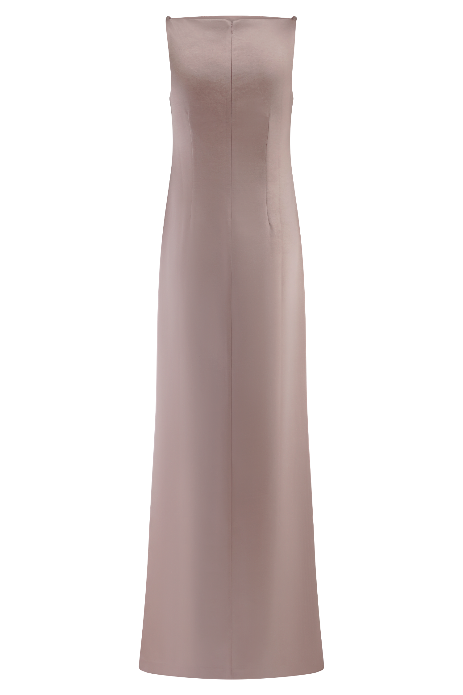 Violet Sleeveless Satin Maxi Dress - Soft Pink #13