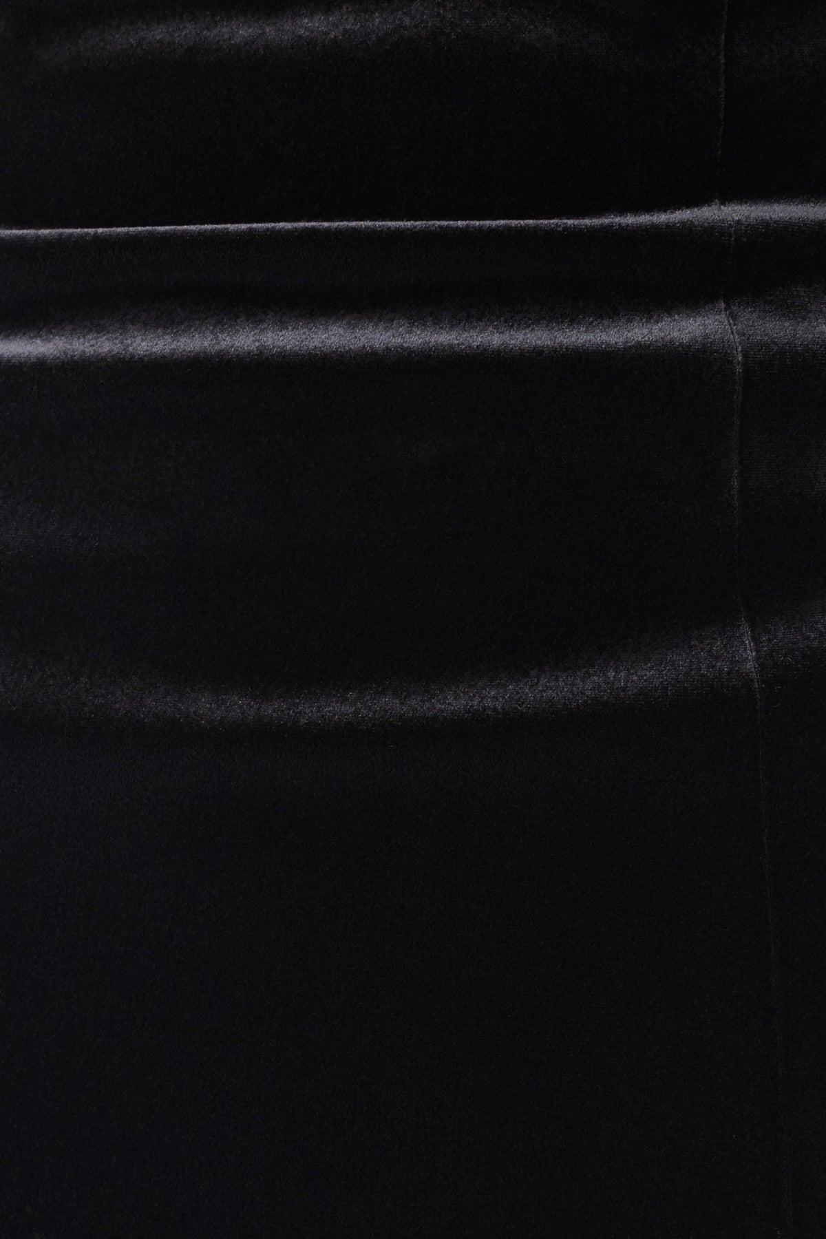 Ariana Abstract Neck Velvet Maxi Dress - Black