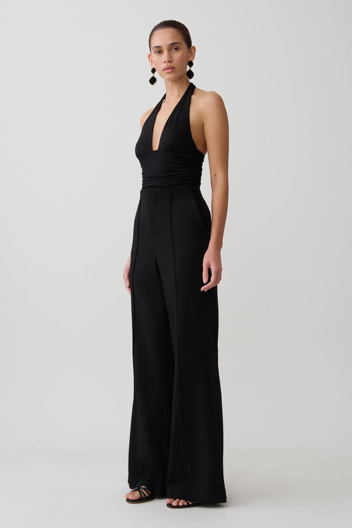 Eden High Waisted Suiting Pants - Black #4