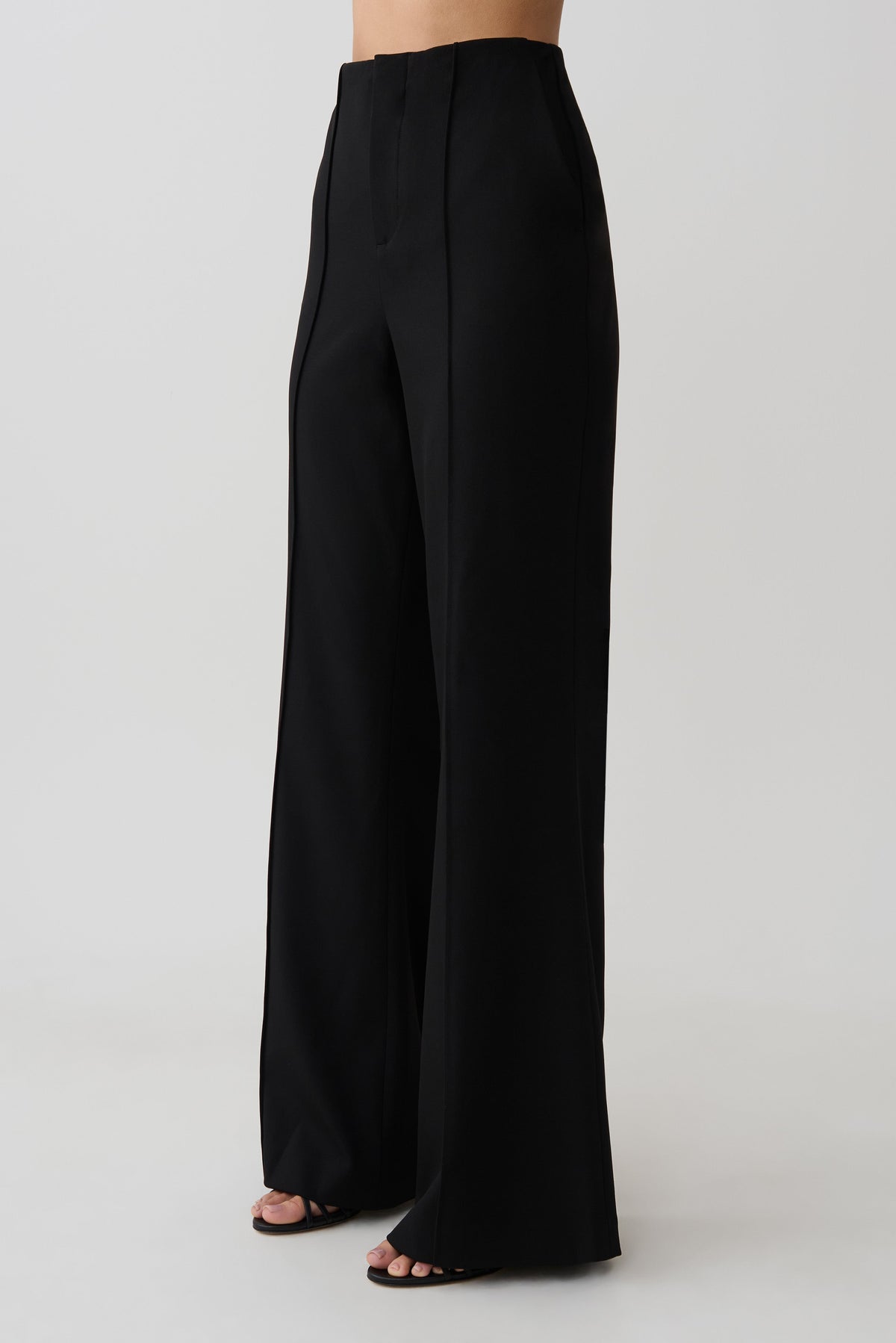 Eden High Waisted Suiting Pants - Black #3