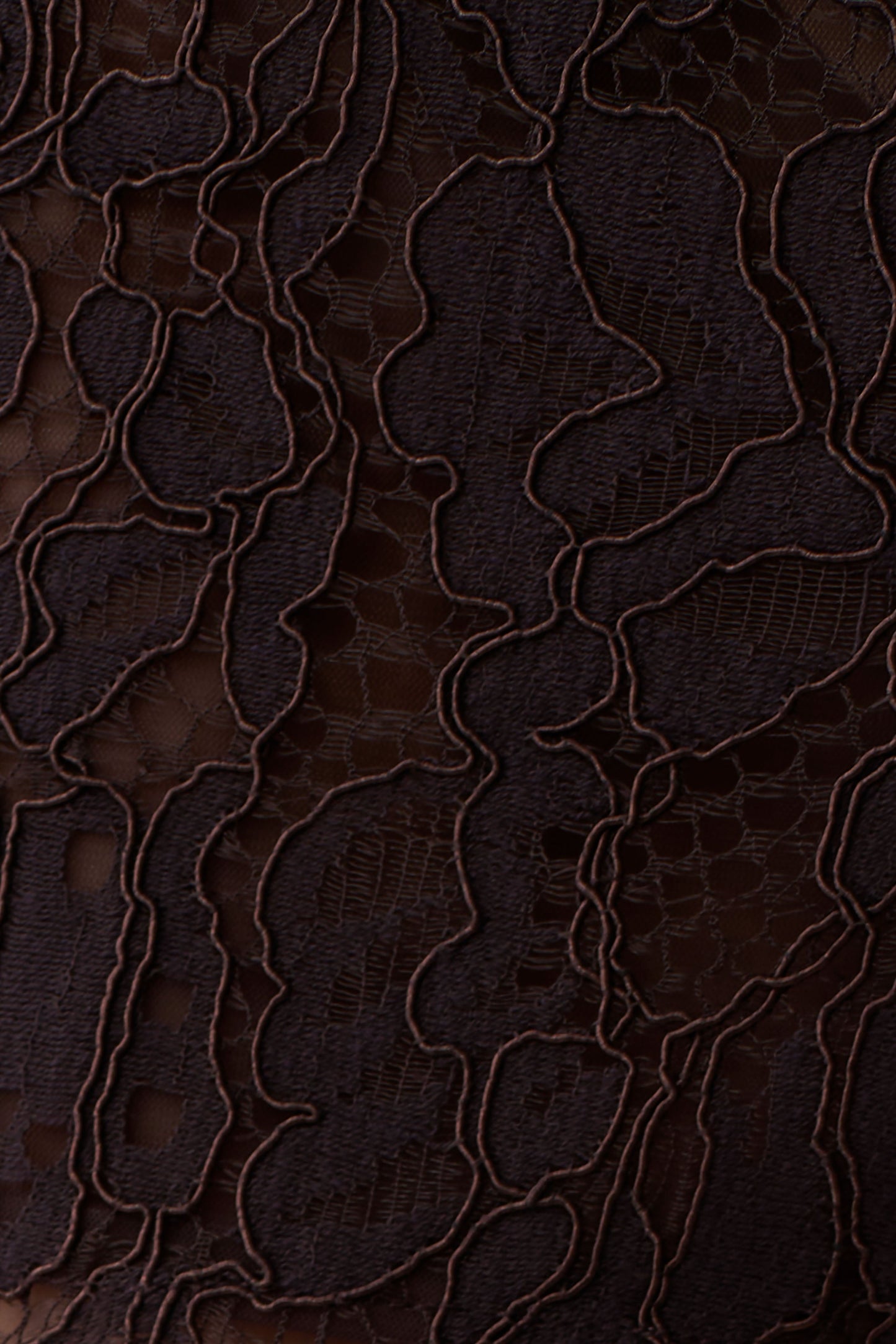 Gigi Lace Mini Shorts - Dark Chocolate