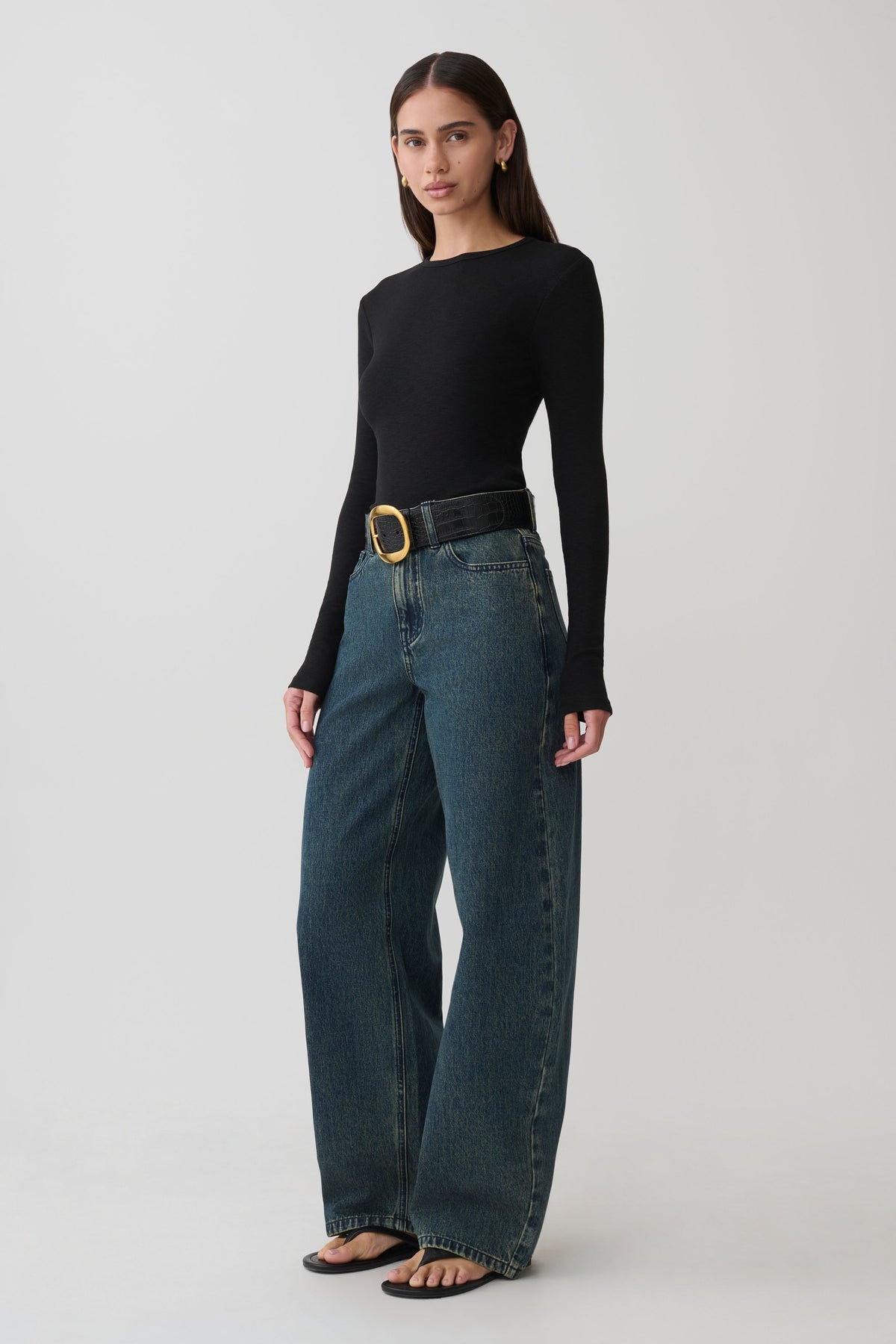 Leny Long Sleeve Top - Black #5