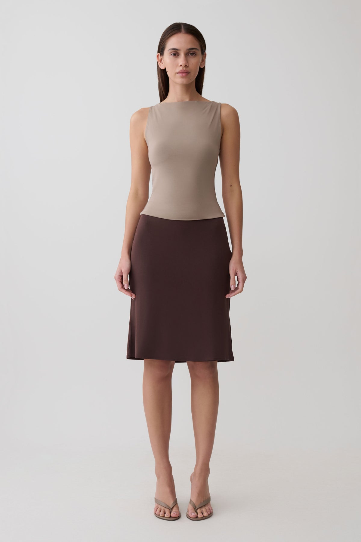 Nicolette Sleeveless Tank Top - Neutral #6