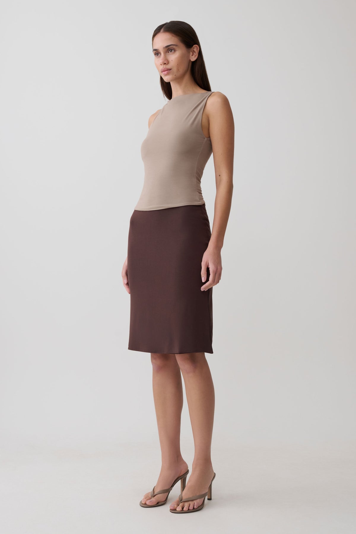 Nicolette Sleeveless Tank Top - Neutral #4