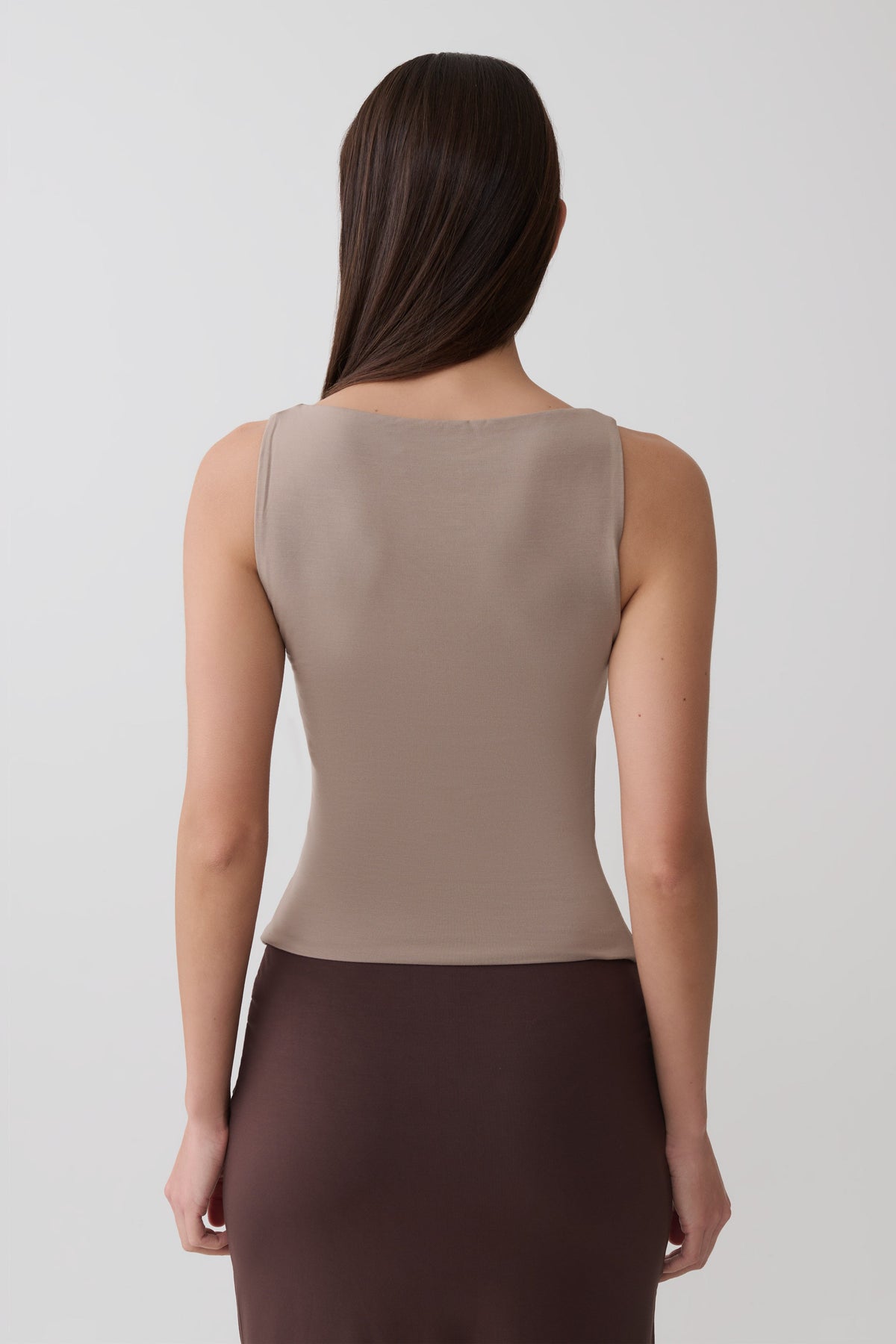 Nicolette Sleeveless Tank Top - Neutral #2