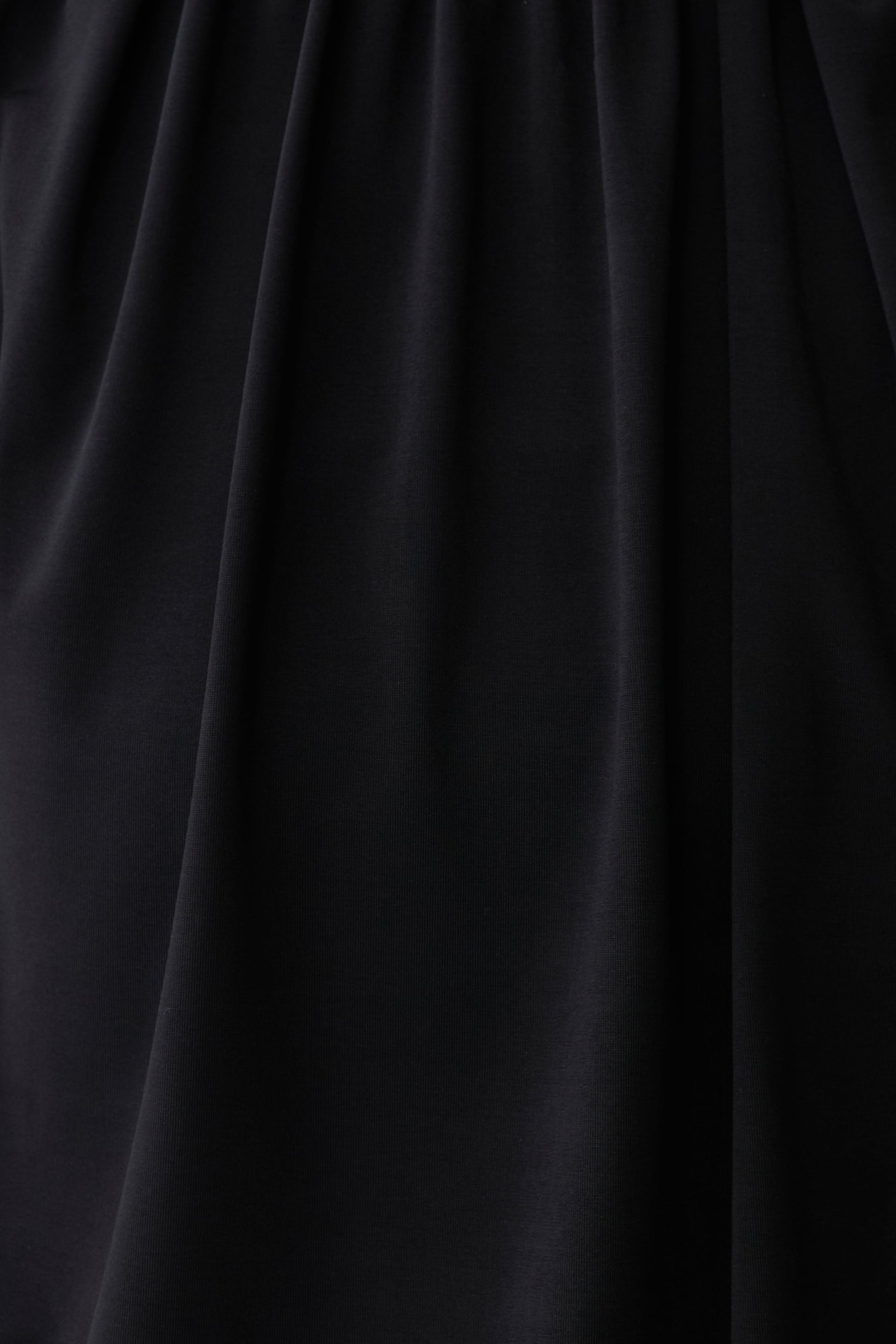 True Drop Waist Gathered Midi Dress - Black #6