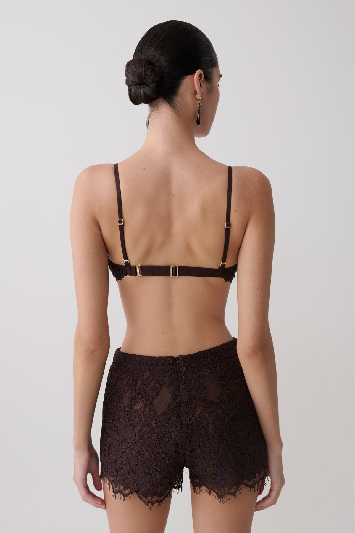 Gigi Lace Bralette - Dark Chocolate #2