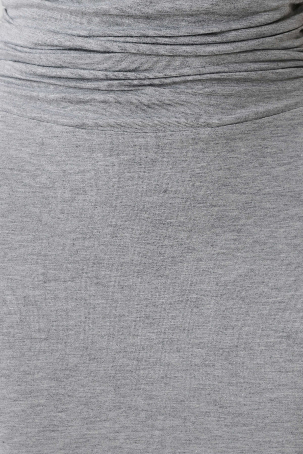 Kura Ruched Modal Sleeveless Midi Dress - Grey Marle #7