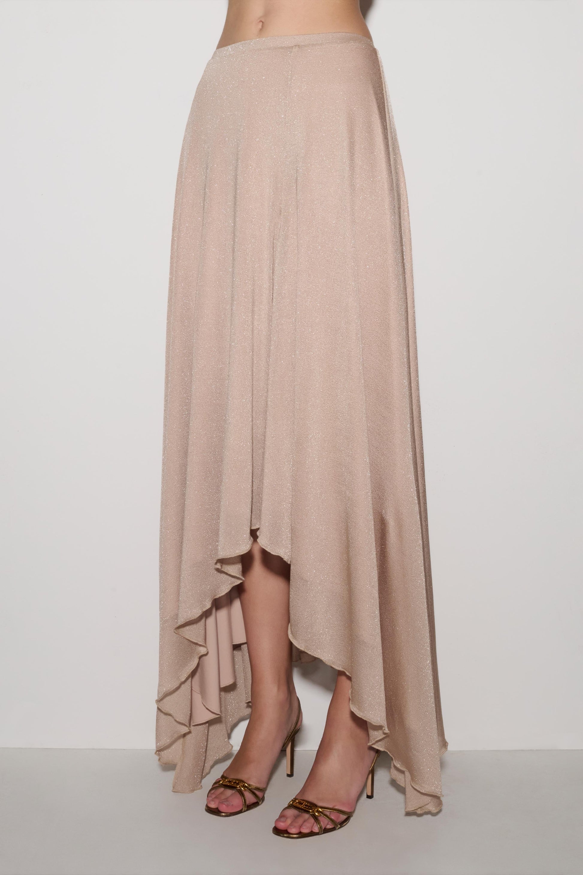 Nola Lurex Maxi Skirt - Gold #4