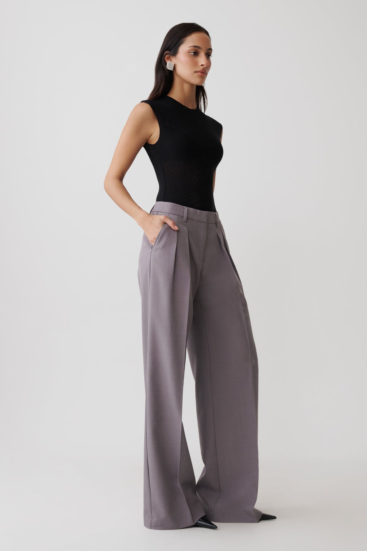 Tayla Sleeveless Bodysuit - Black #5