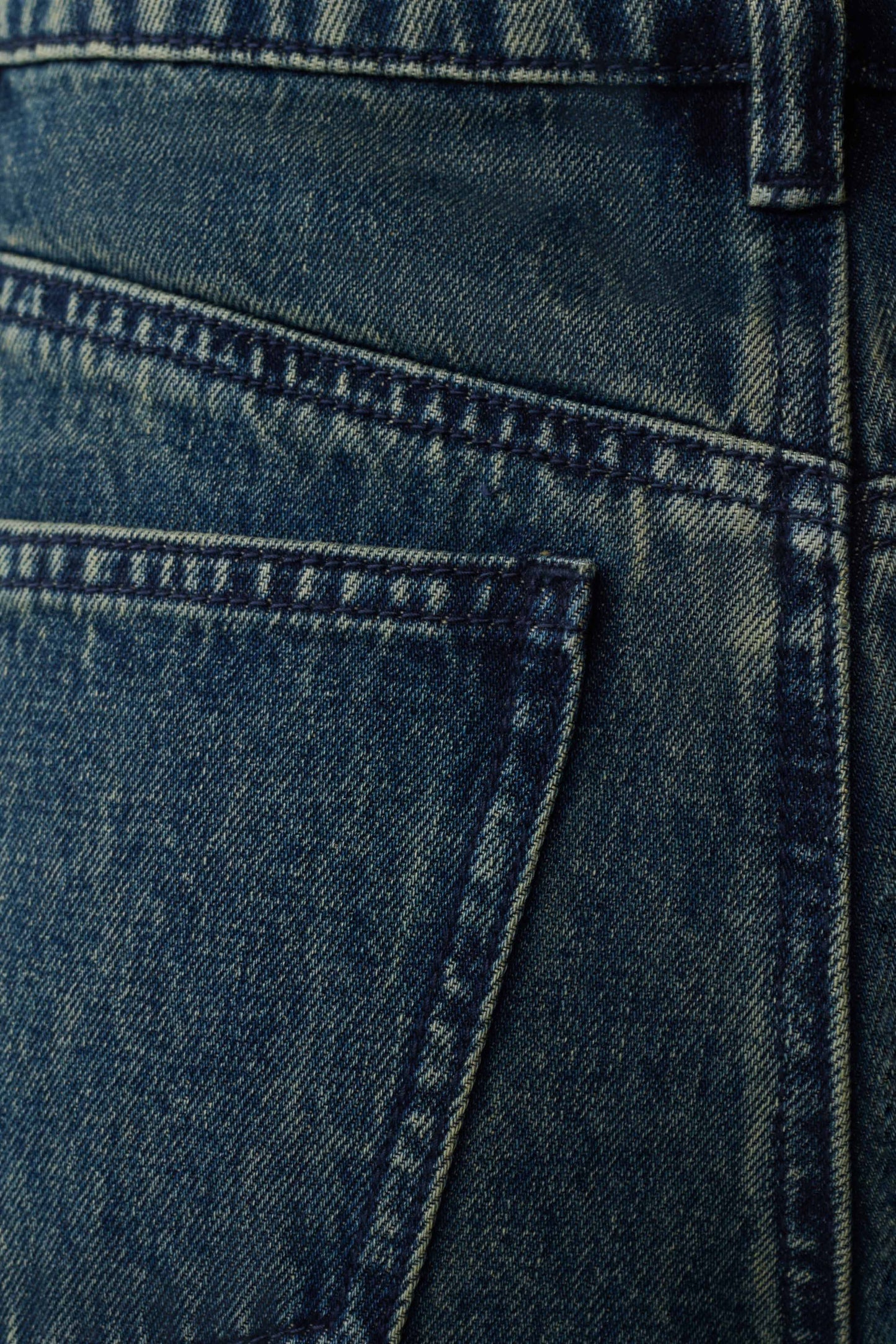Stephanie Barrel Denim Jeans - Vintage Blue