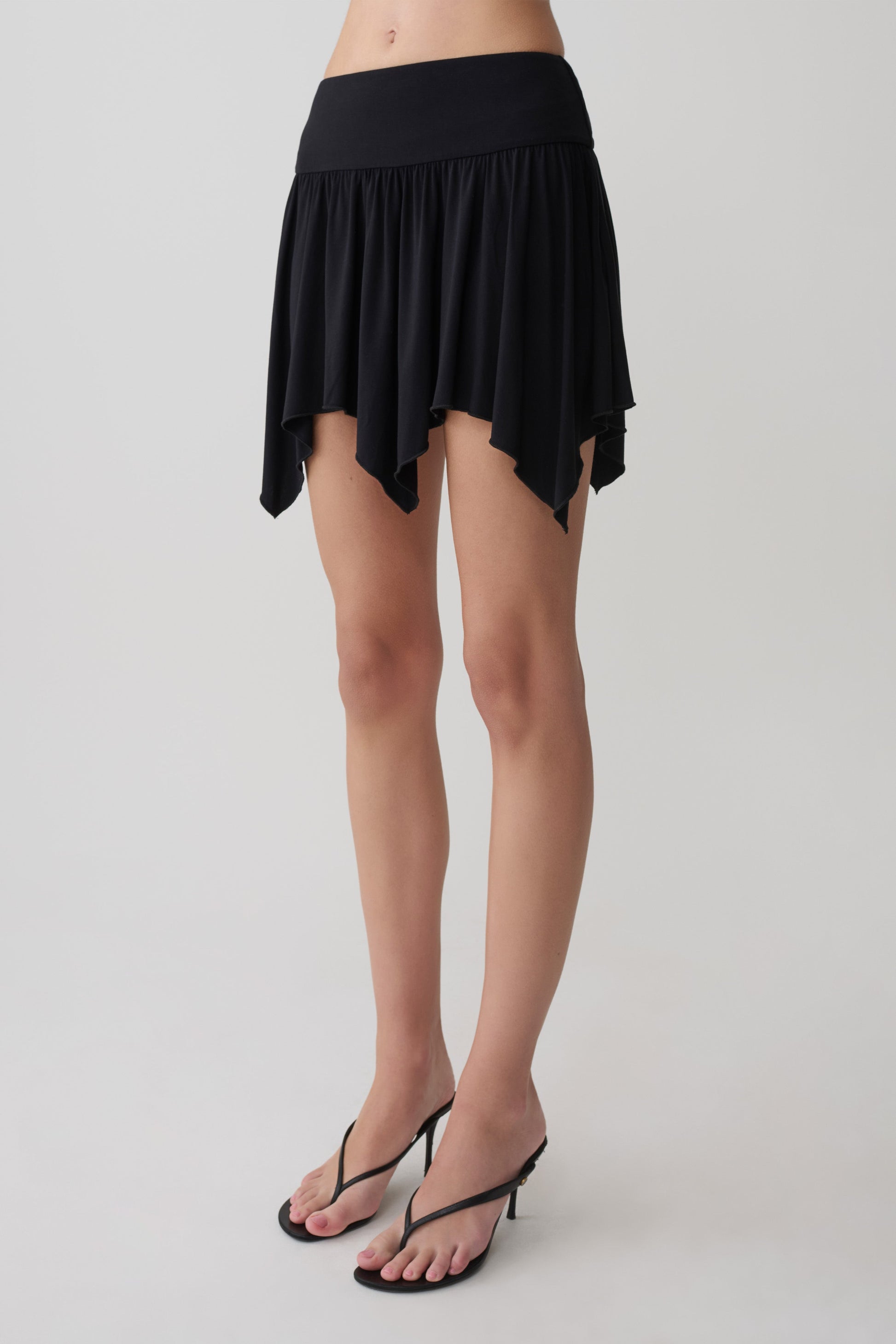 Ambrose Hankie Mini Skirt - Black #6
