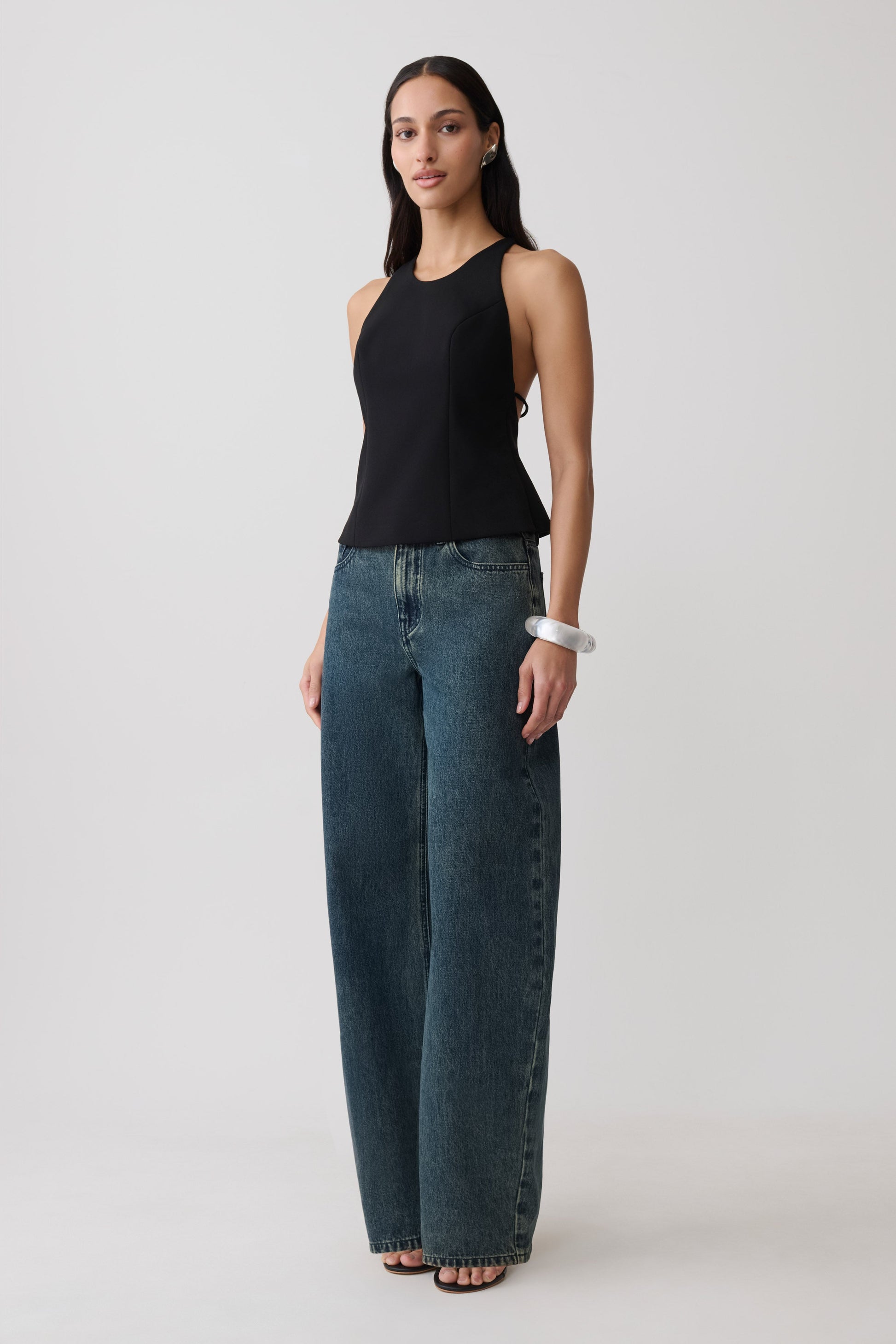 Bernadette Hardware Sleeveless Top - Black #4