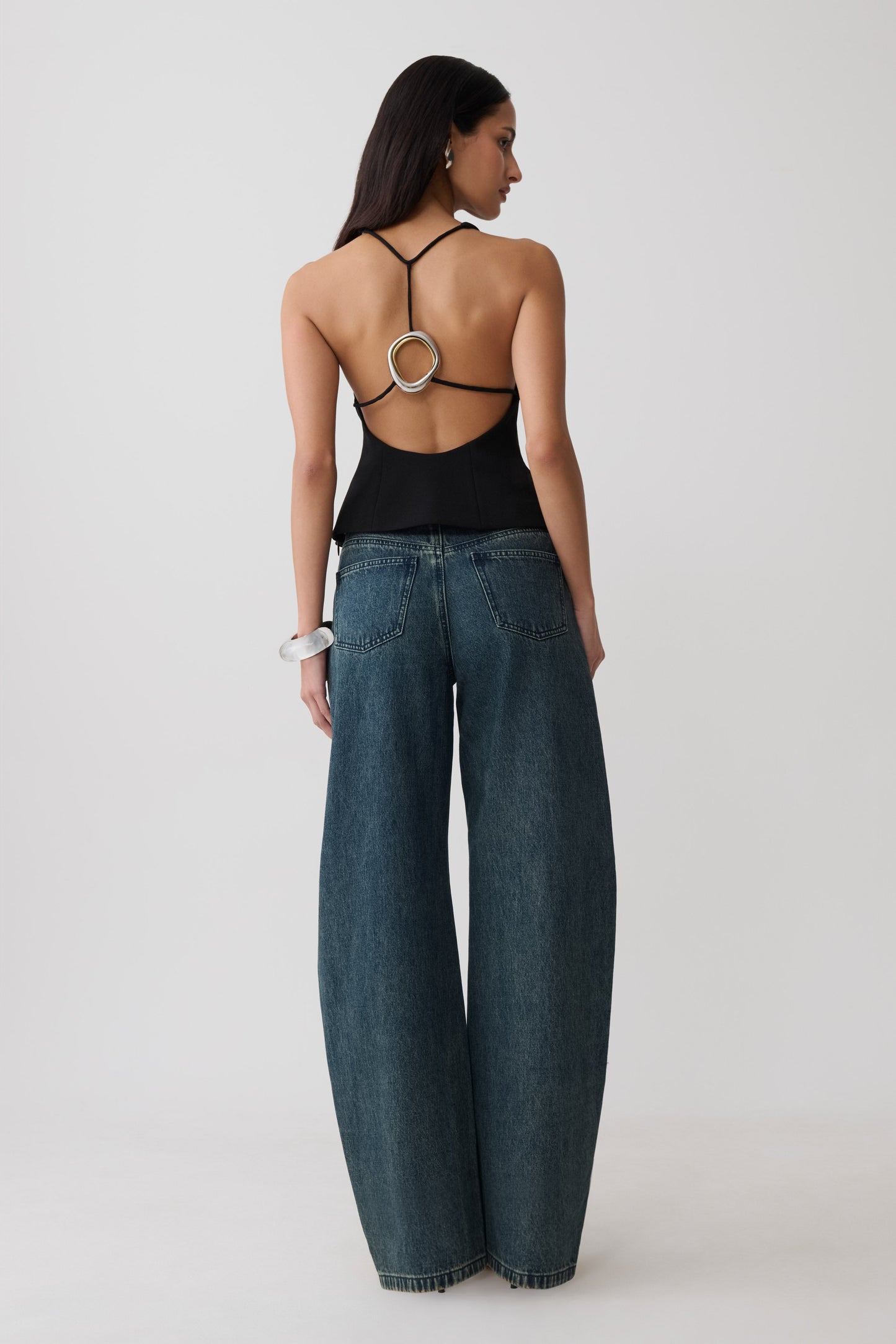 Bernadette Hardware Sleeveless Top - Black
