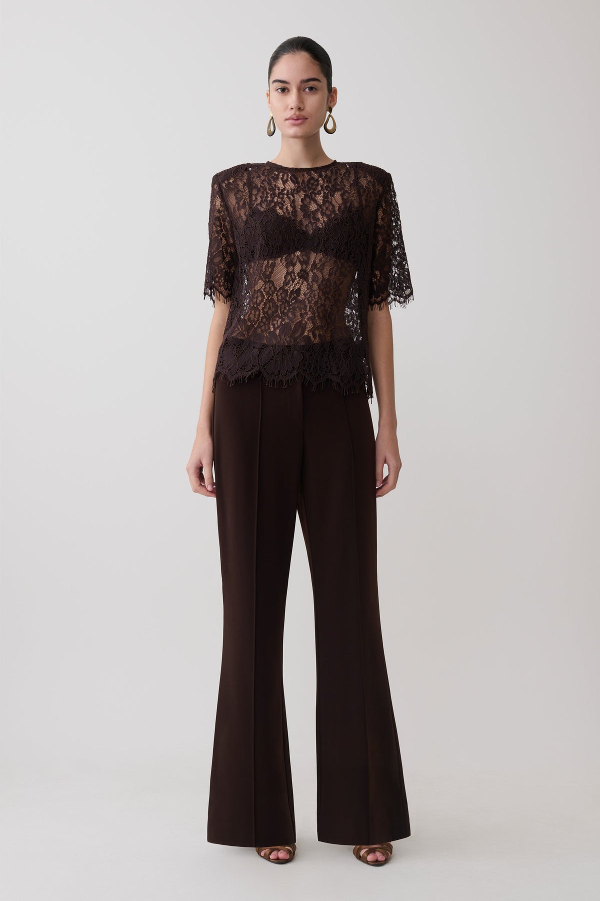 Gigi Lace Bralette - Dark Chocolate #10