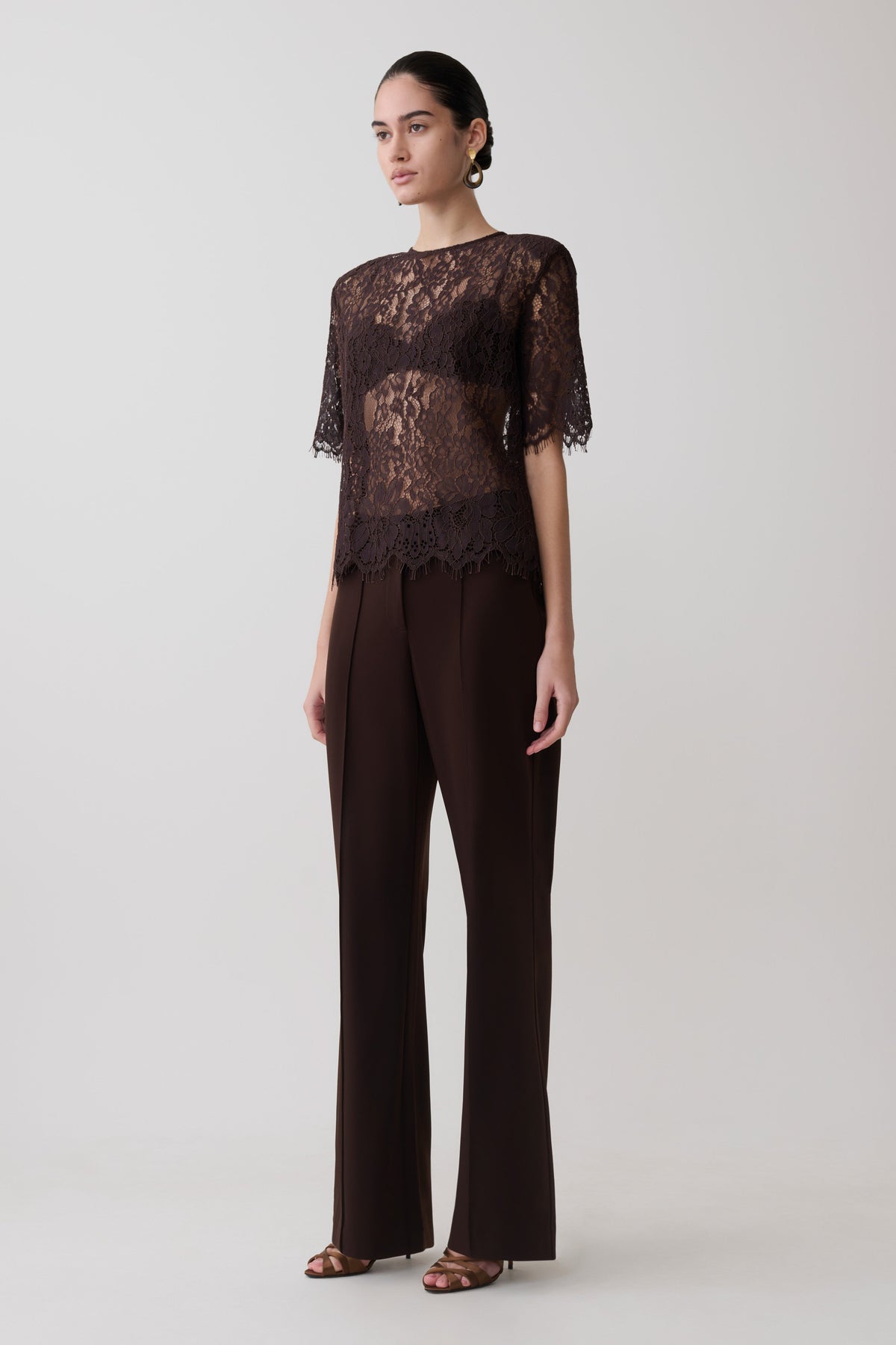 Gigi Lace Bralette - Dark Chocolate #8