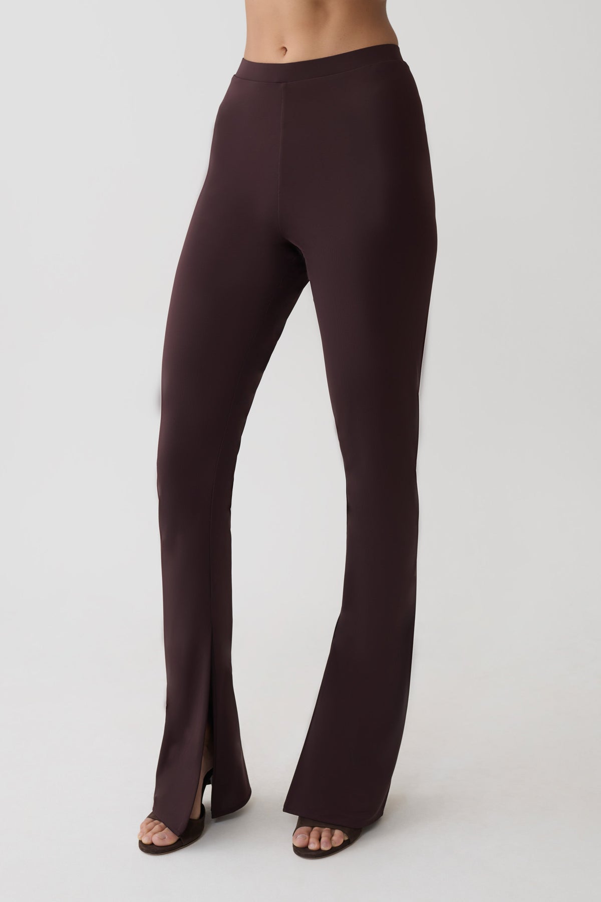 Fletcher Skinny Flare Pants - Chocolate #3