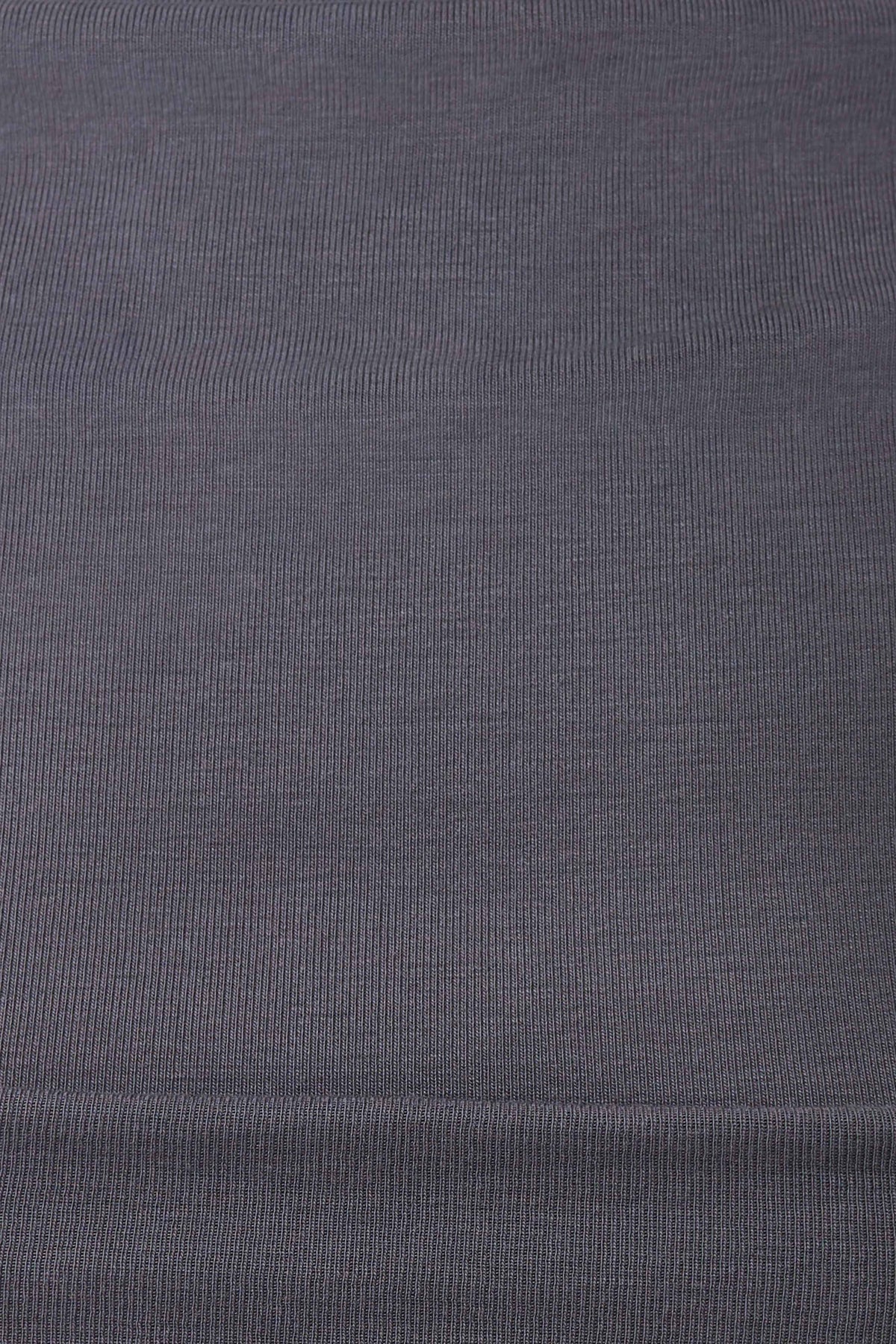Anfie High Neck Top With Piping Detail - Grey #7