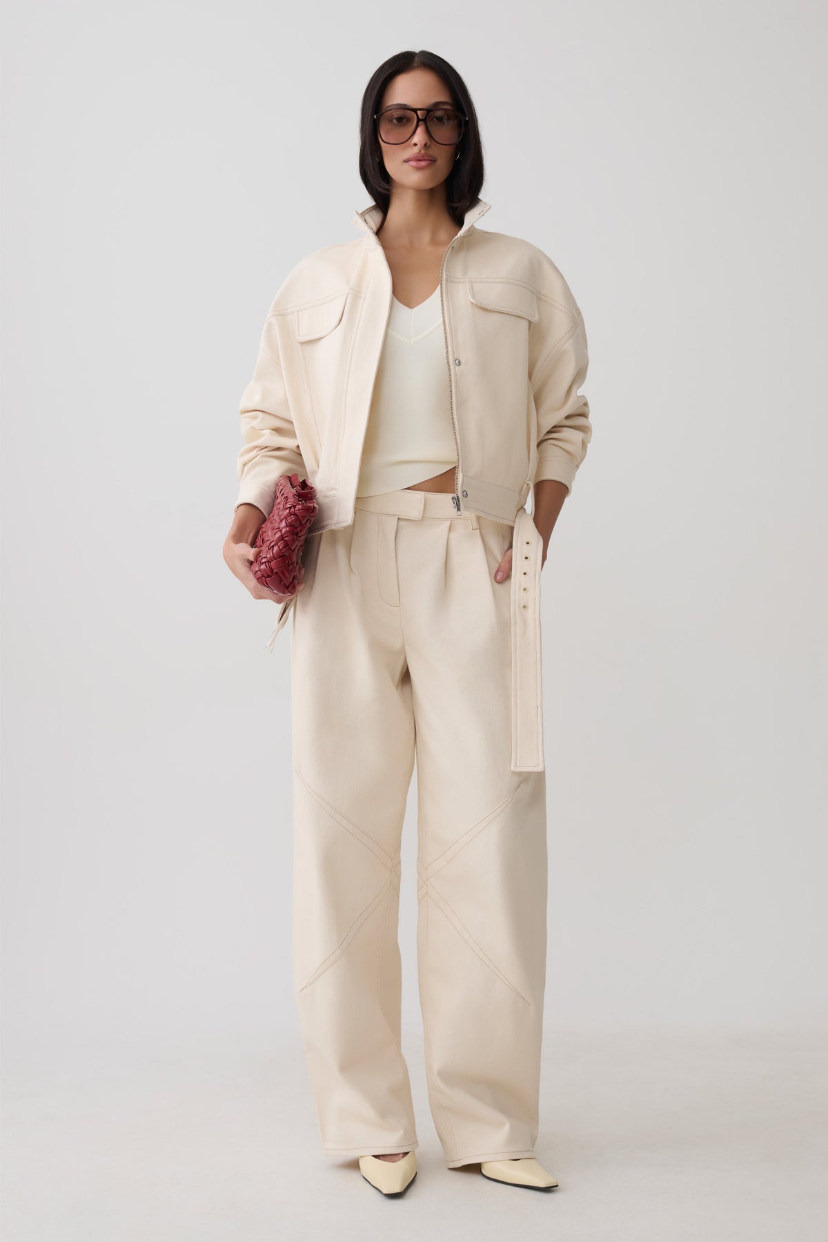 Dane Denim Jacket - Cream #6