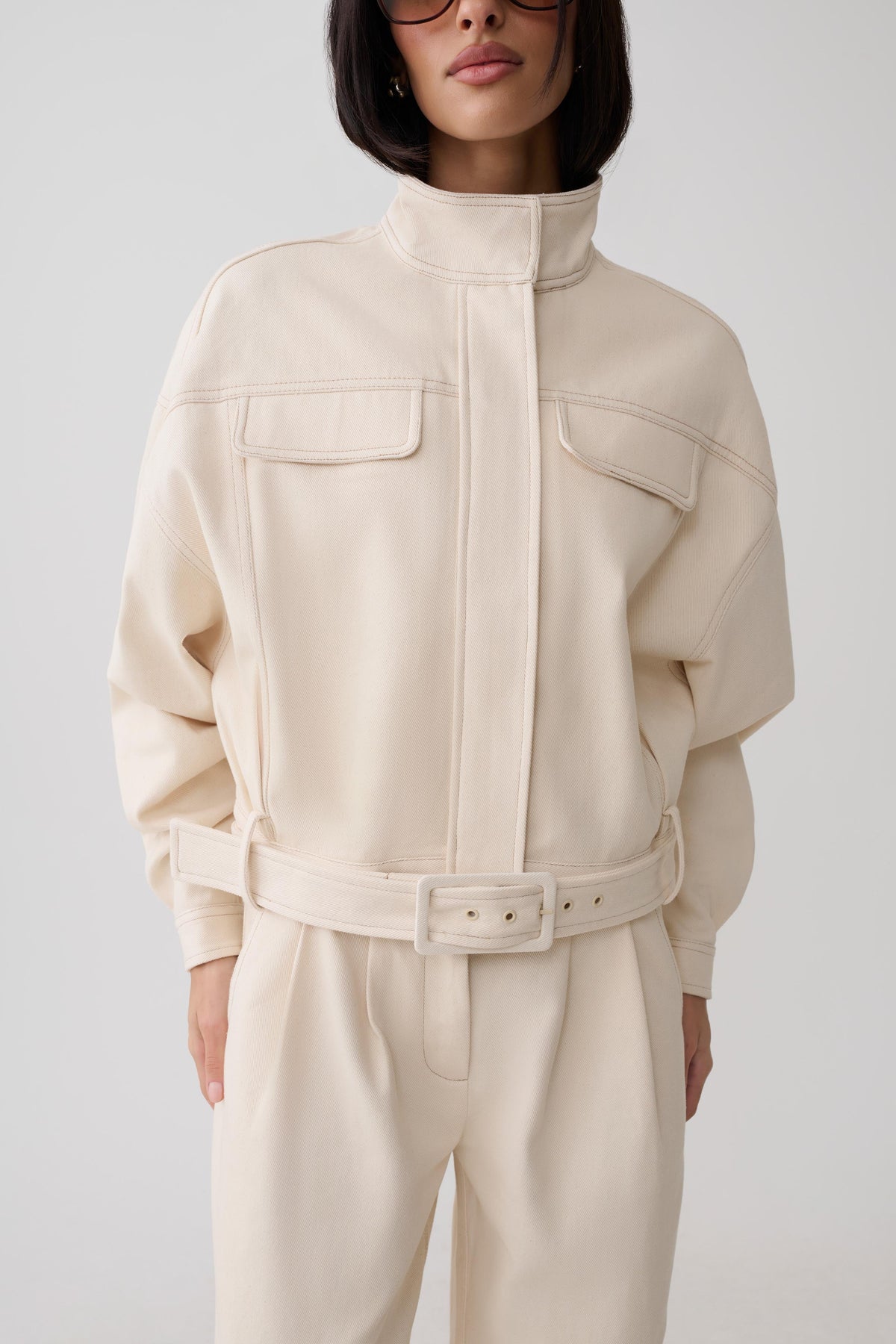 Dane Denim Jacket - Cream #2
