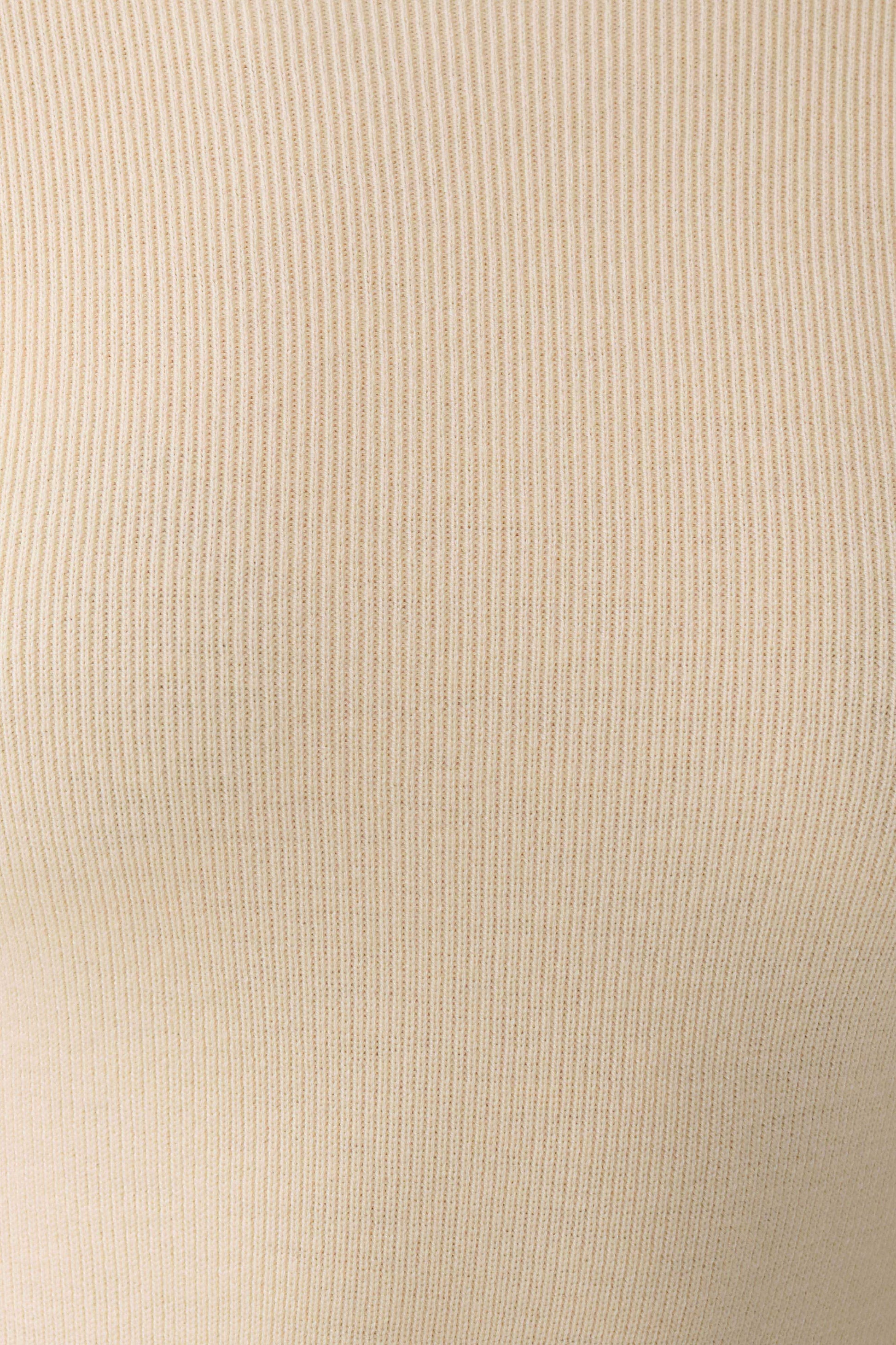 Rowan Long Sleeve Knit Maxi Dress - Cream #4