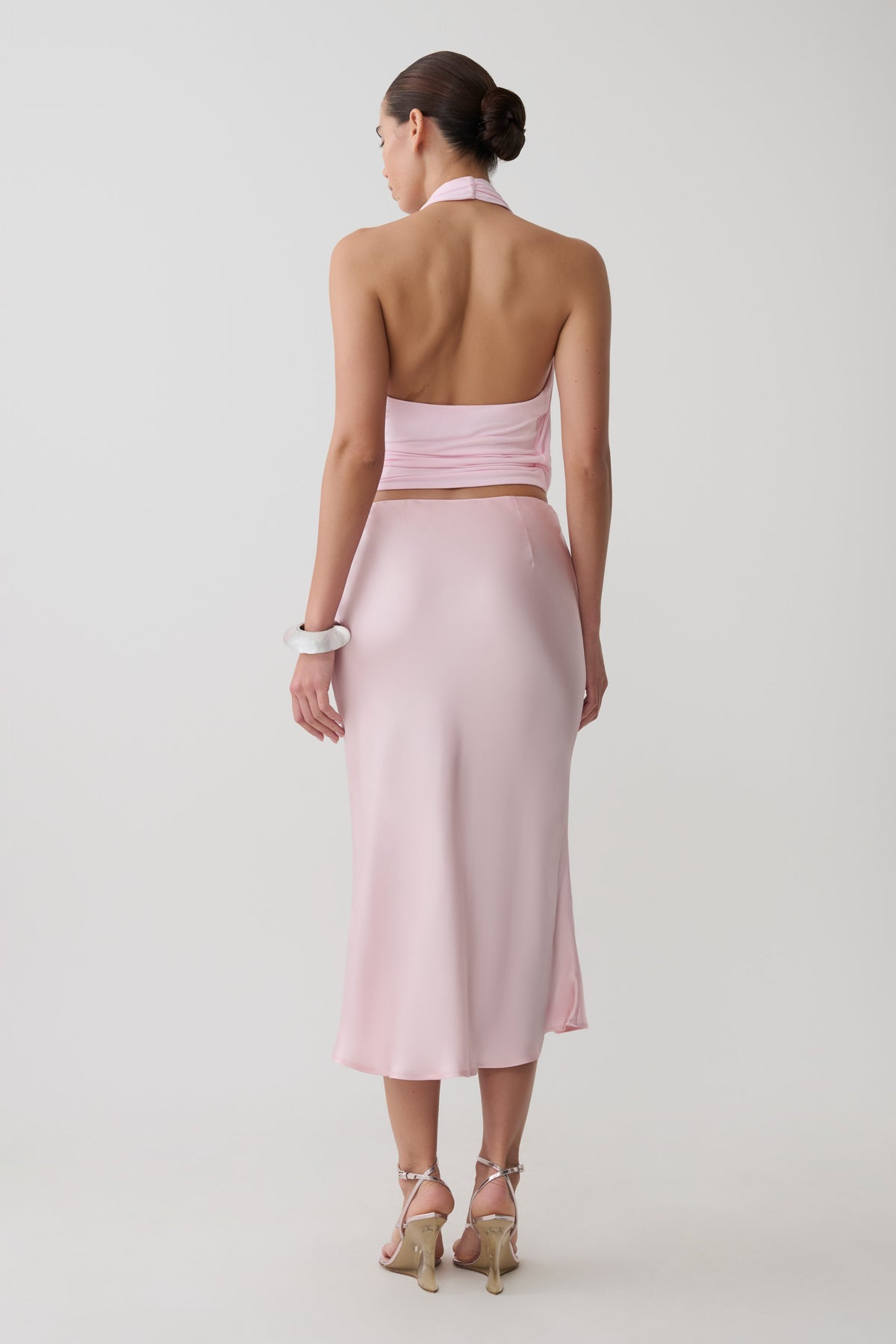 Huyen Cowl Front Modal Top - Ballet Pink #5