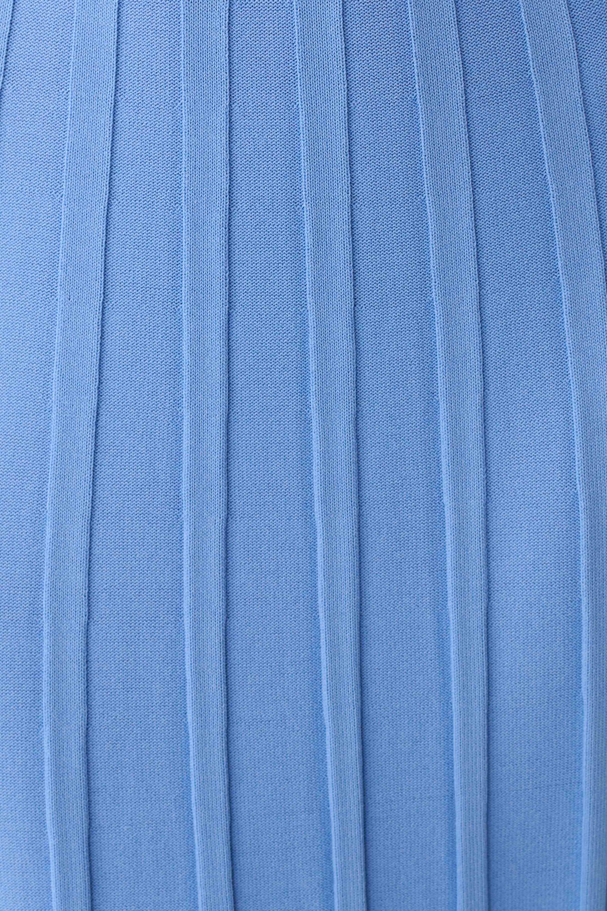 Pia Ribbed Strapless Maxi Dress - Periwinkle #7