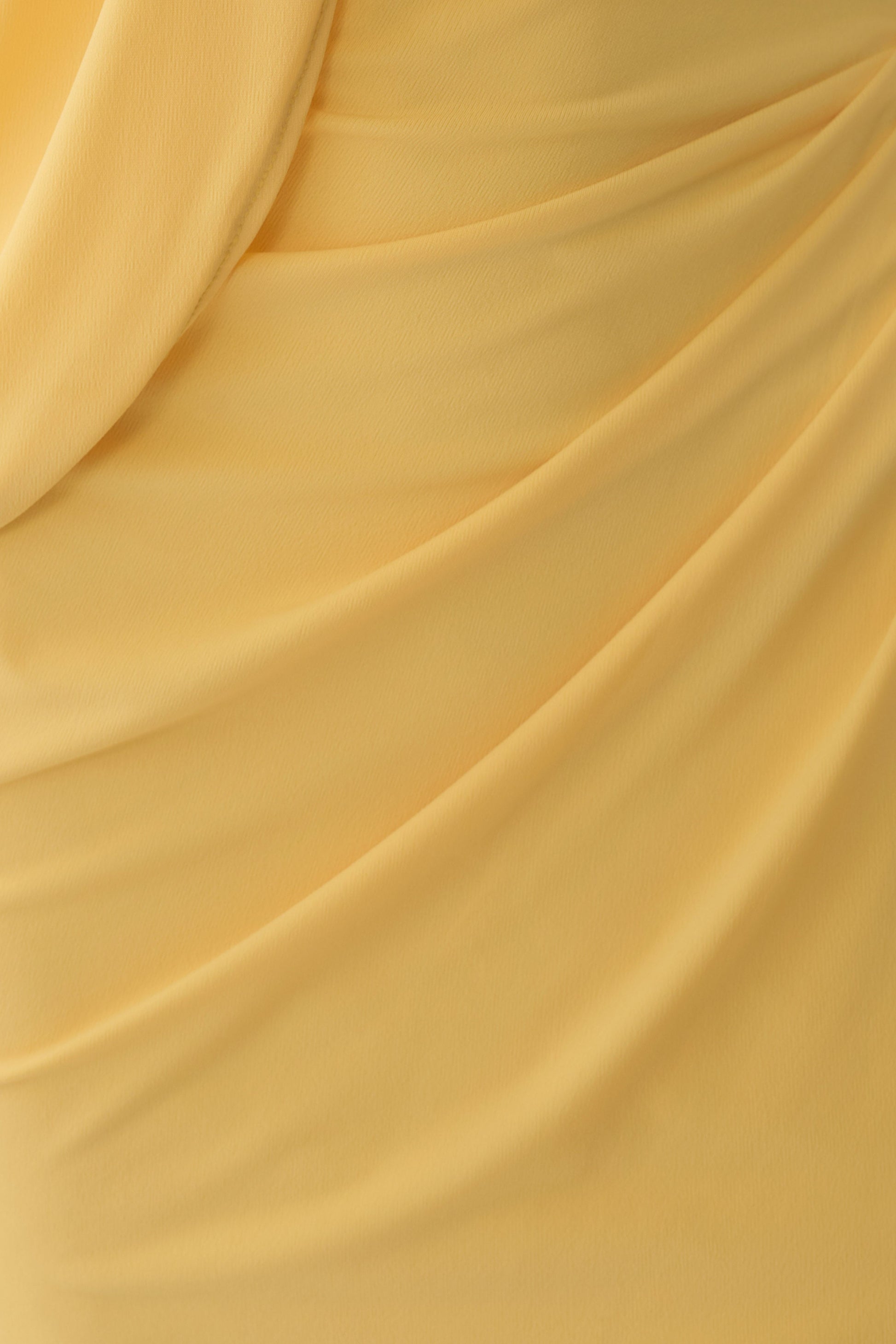 Yuna Draped Hardware Midi Dress - Mango #6