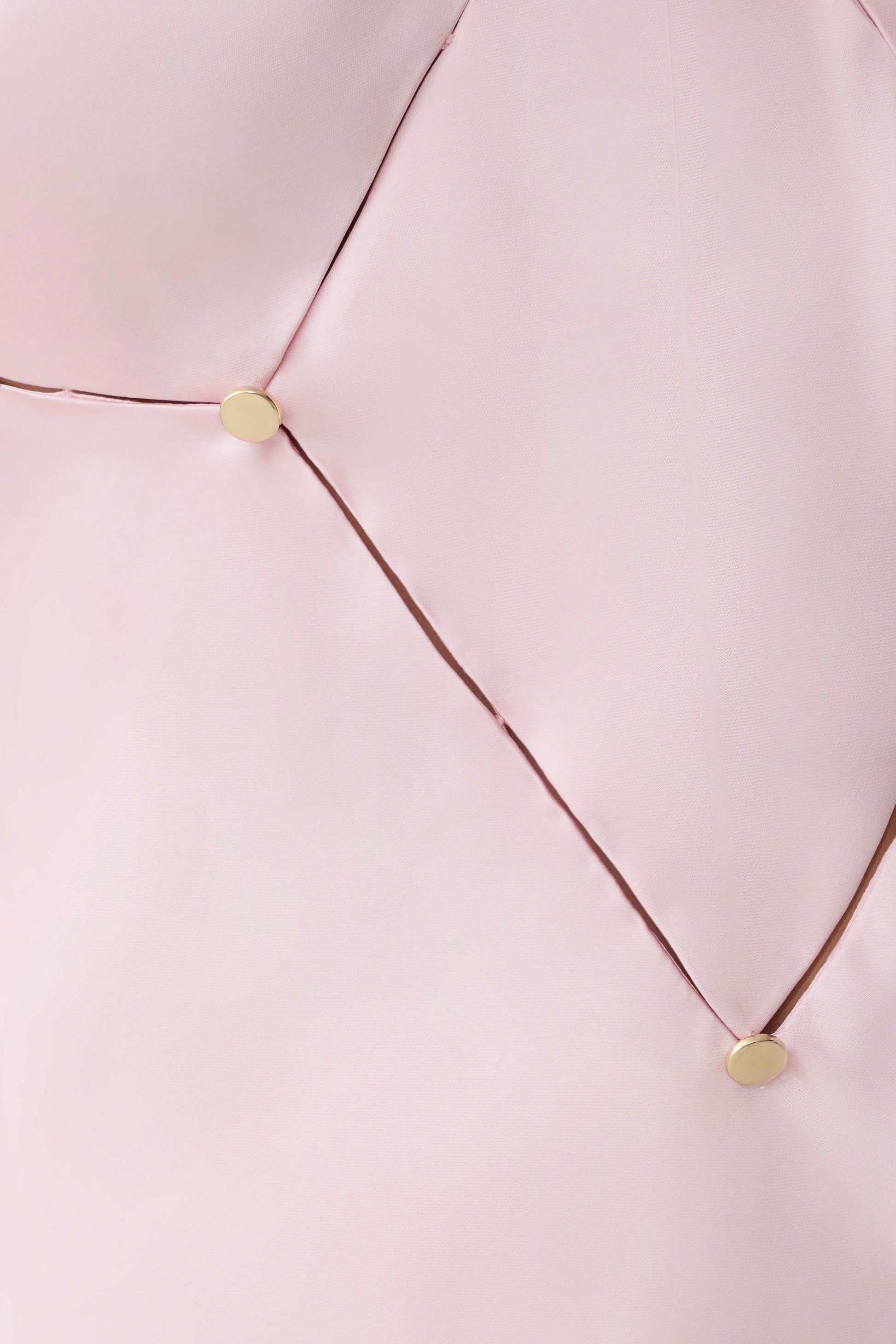 Hattie Satin Sleeveless Top - Pale Pink #7
