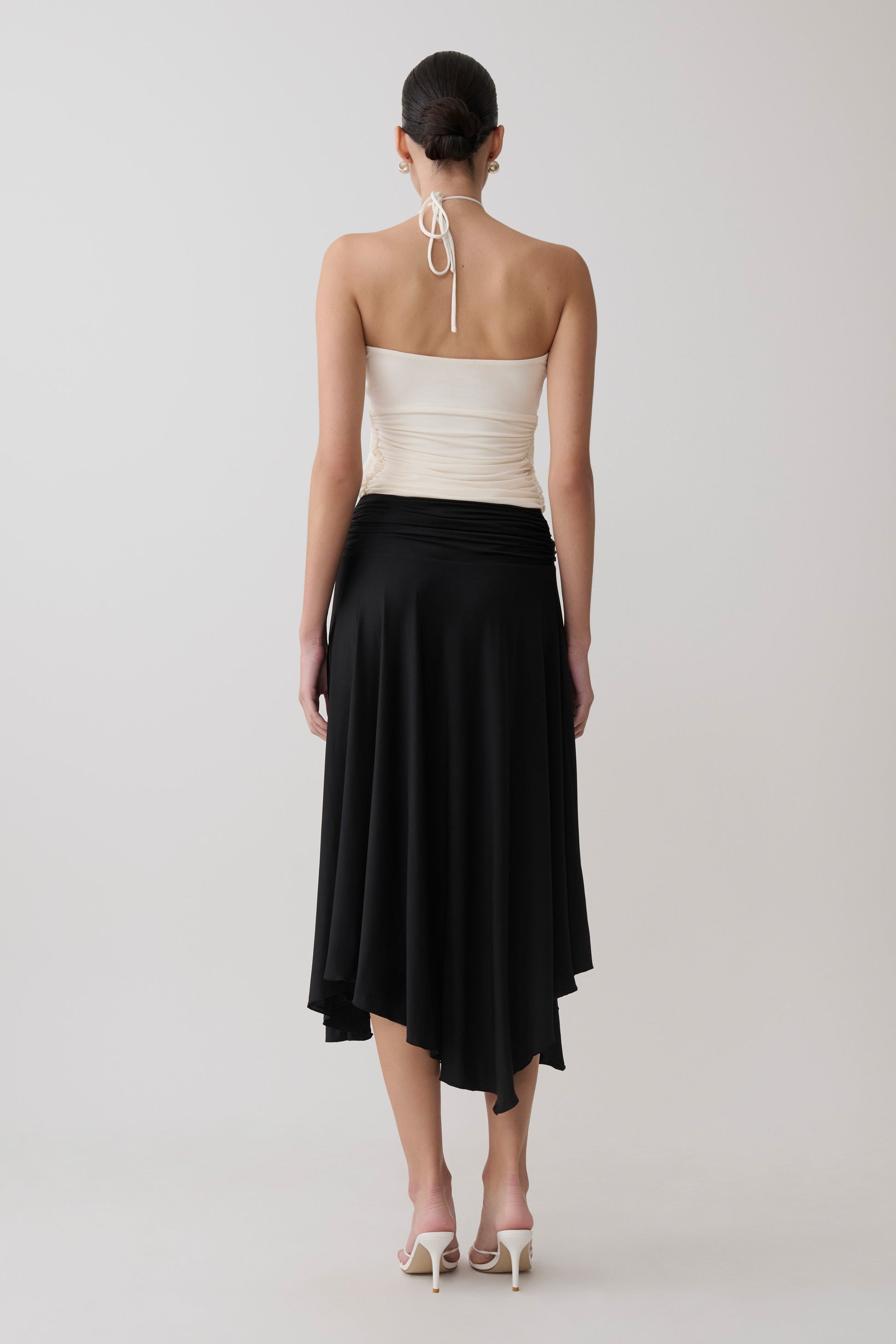 Luu Slinky Midi Skirt - Black #2