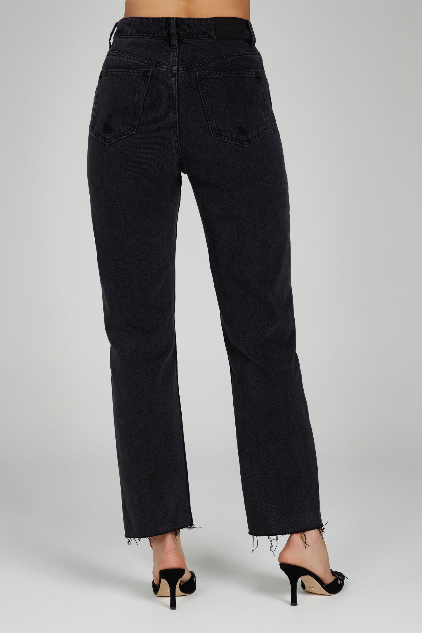 Tina Mom Jean - Washed Black