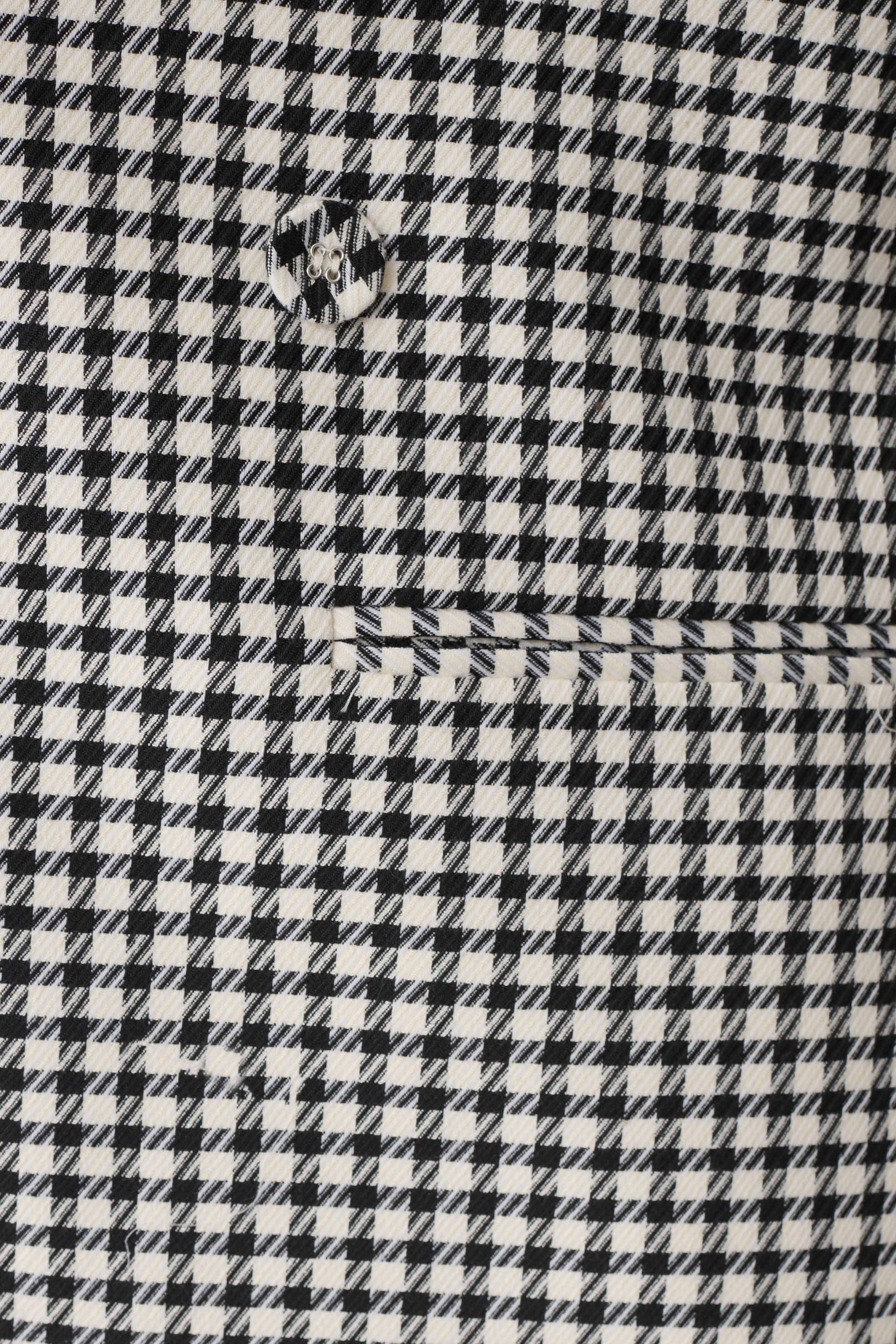 Darcie Drop Shoulder Suiting Blazer - Houndstooth #9