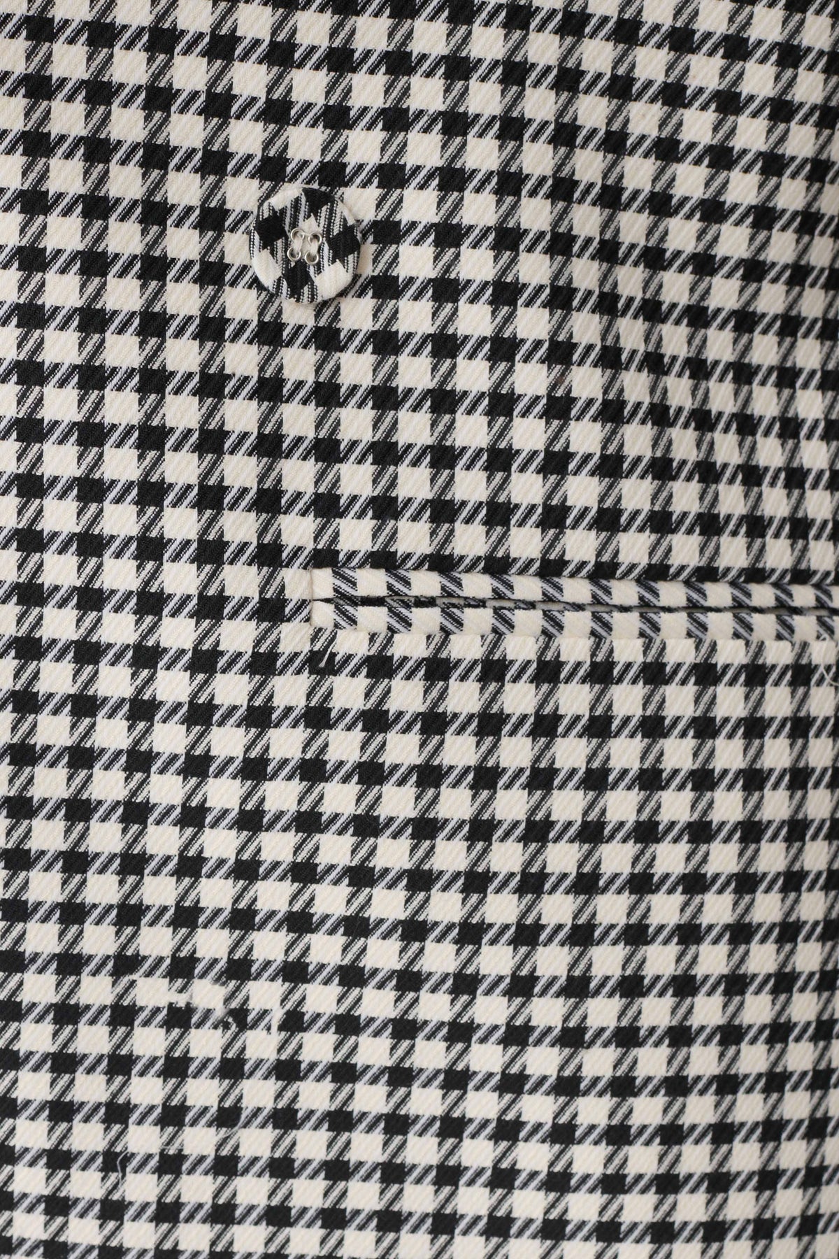 Darcie Drop Shoulder Suiting Blazer - Houndstooth