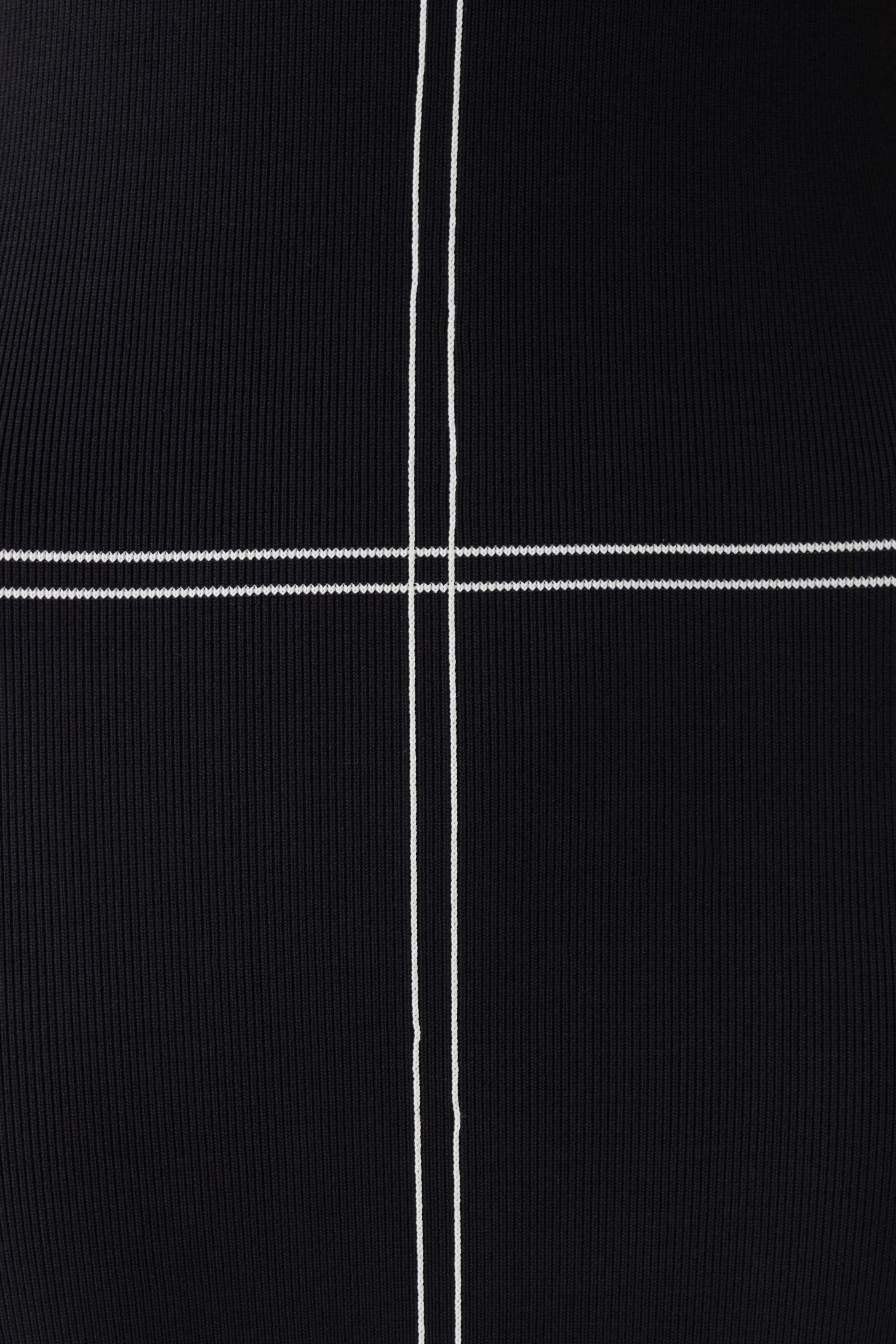 Malone Bandage Knit Midi Dress - Black #7