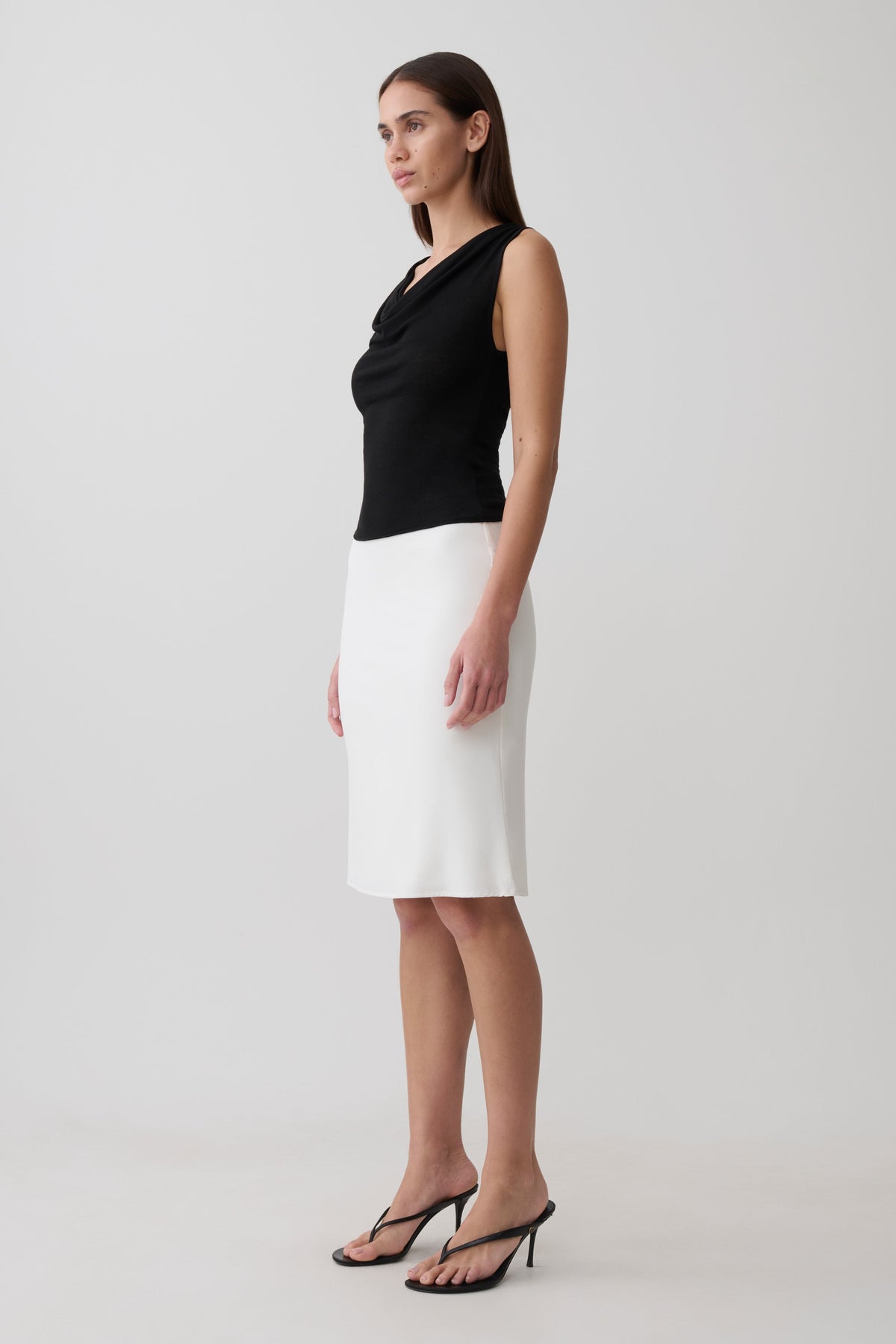 Ciaran Sleeveless Sheer Top - Black #6