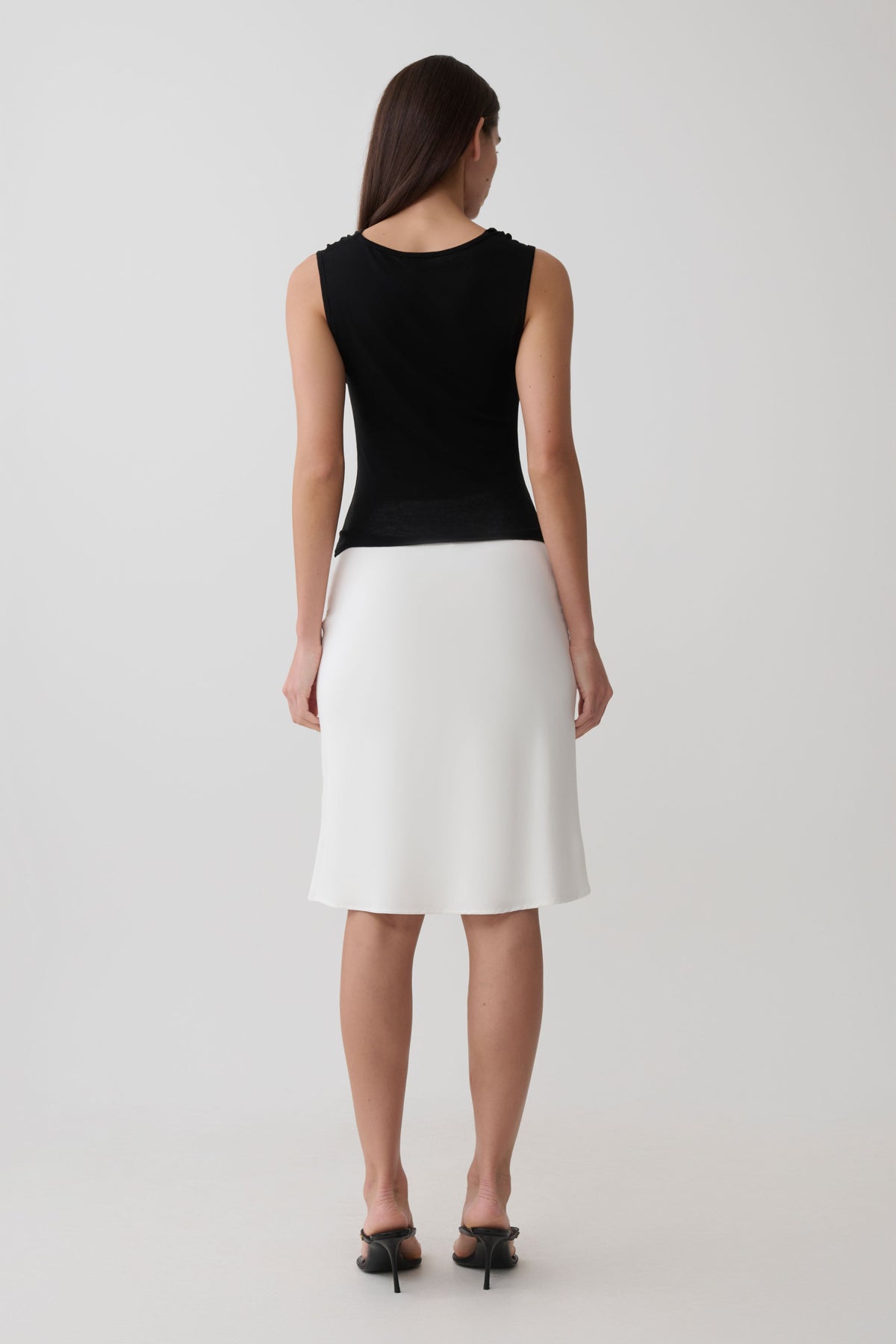 Ciaran Sleeveless Sheer Top - Black #7