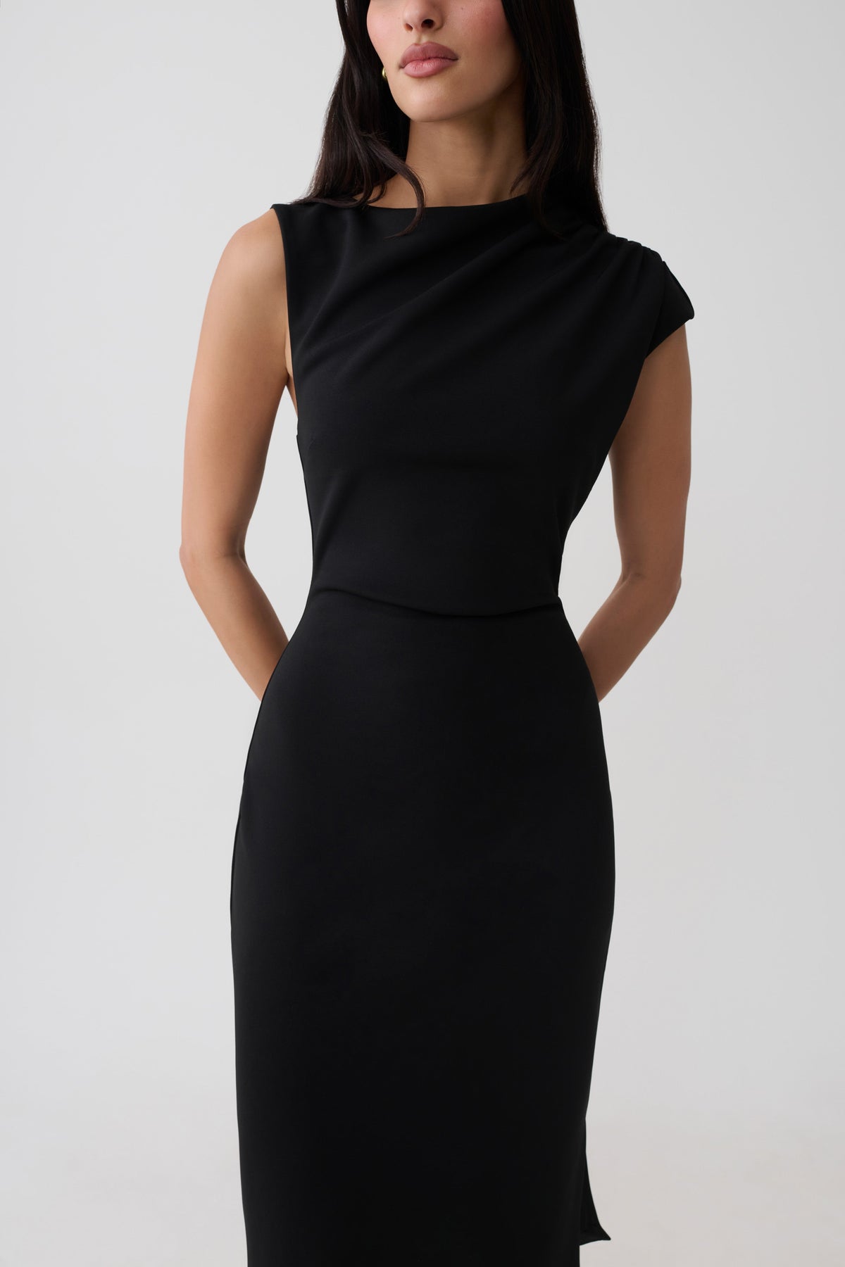 Gloom Midi Dress - Black #6
