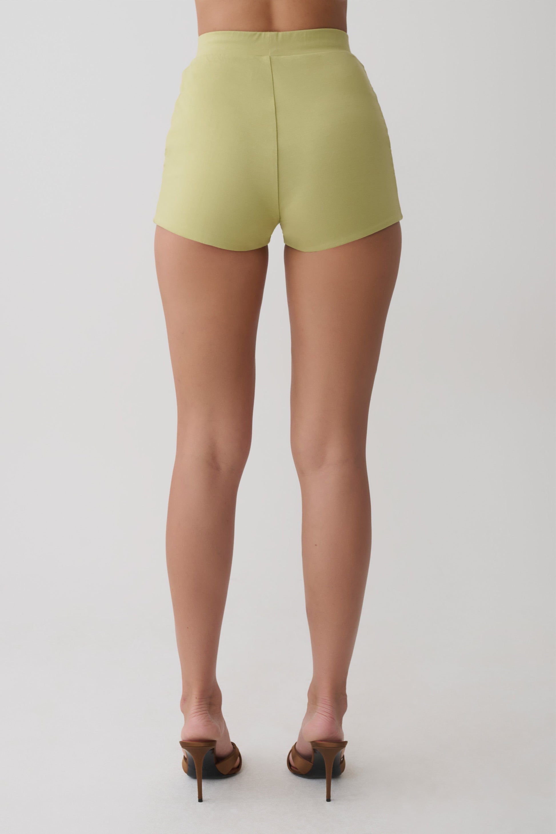 Jemma Micro Shorts - Apple Sage #2
