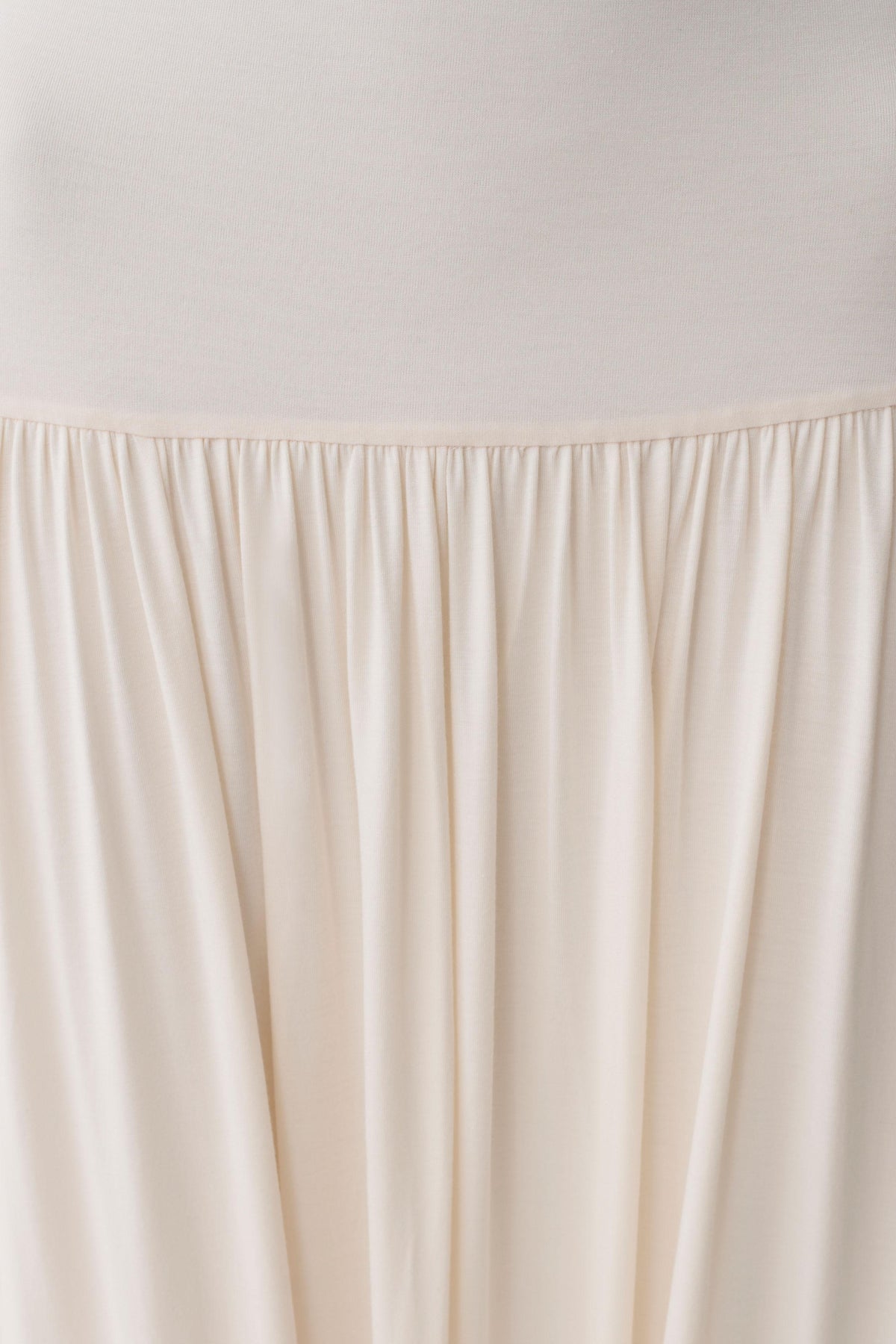 Zsela High Neck Modal Maxi Dress - Ivory #8