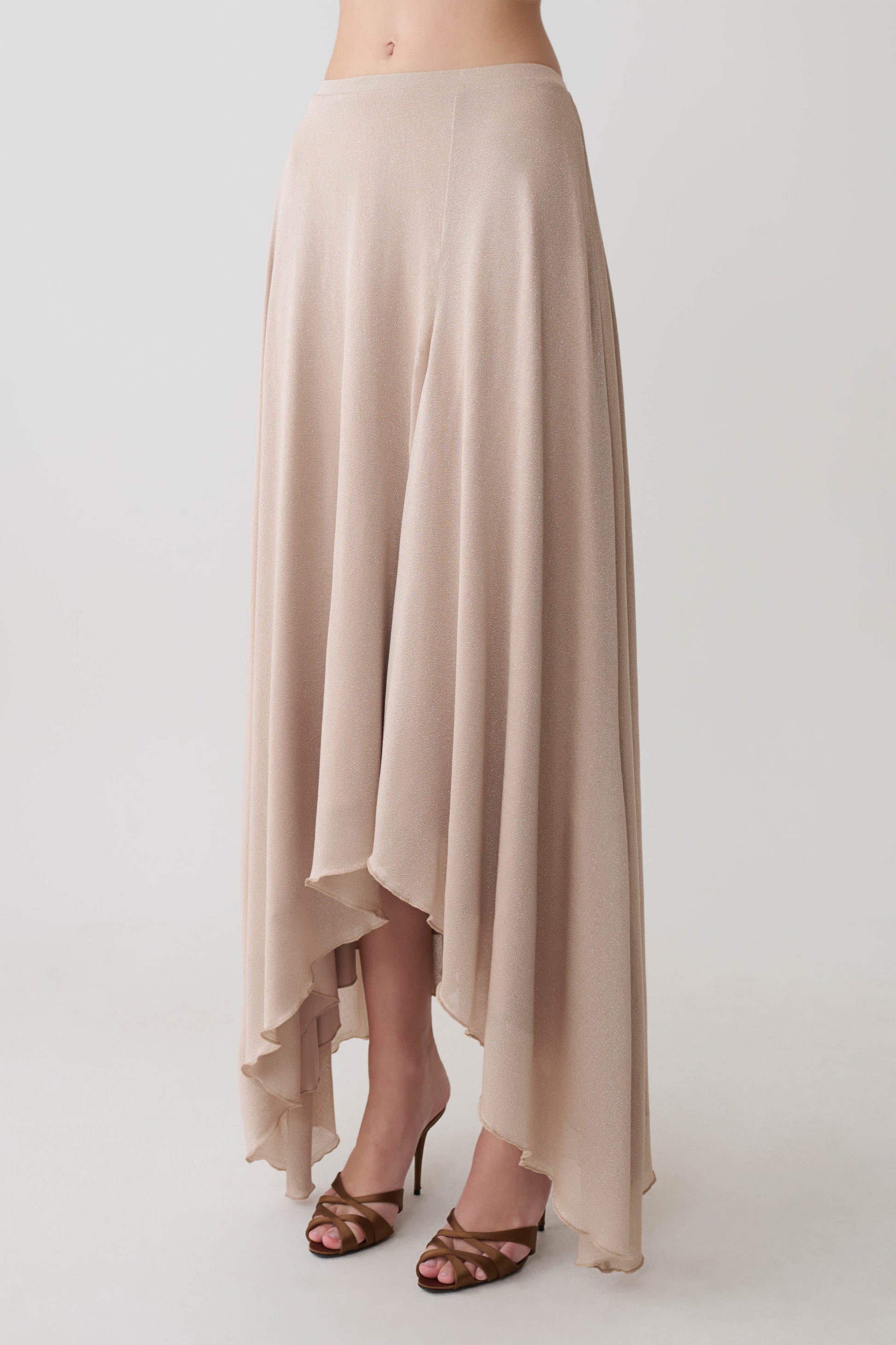 Nola Lurex Maxi Skirt - Gold #6