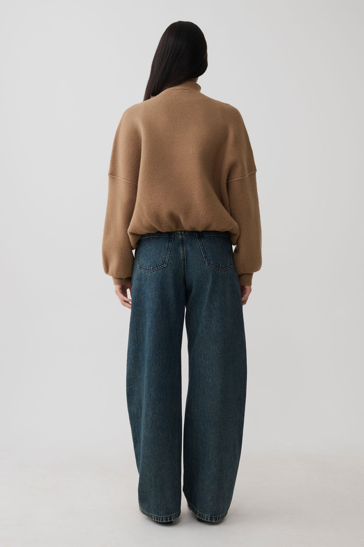 Brittany Blouson Knit Cardigan - Camel #2