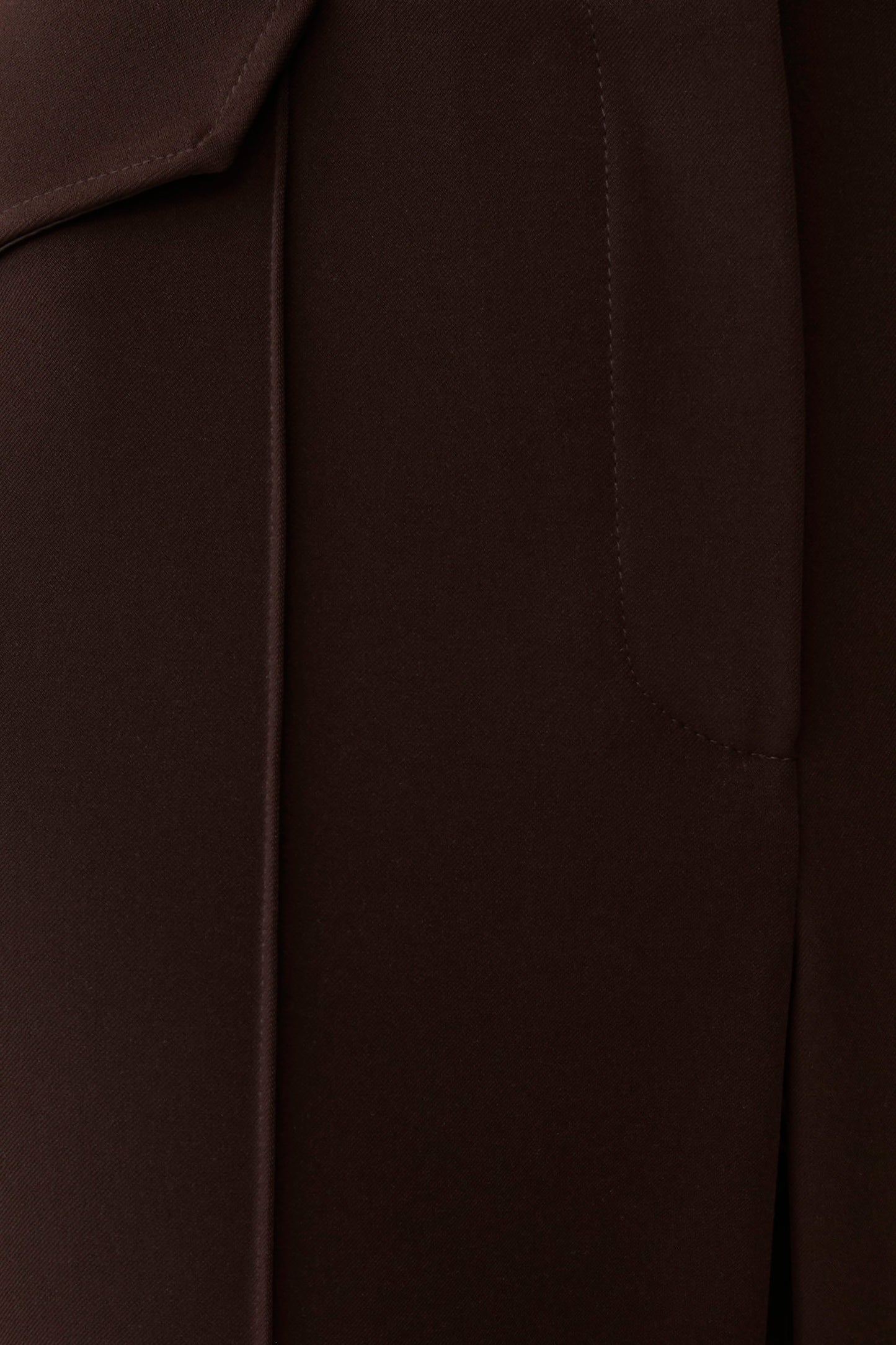 Darcie Fit And Flare Suiting Pants - Dark Chocolate