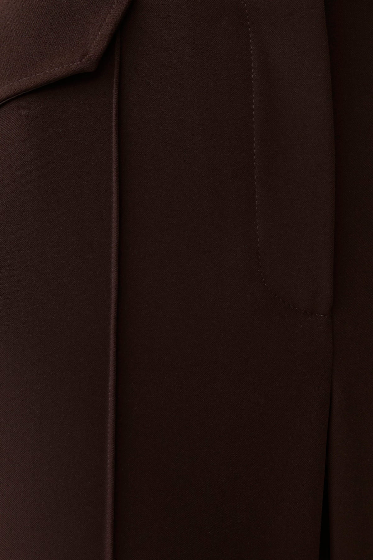 Darcie Fit And Flare Suiting Pants - Dark Chocolate