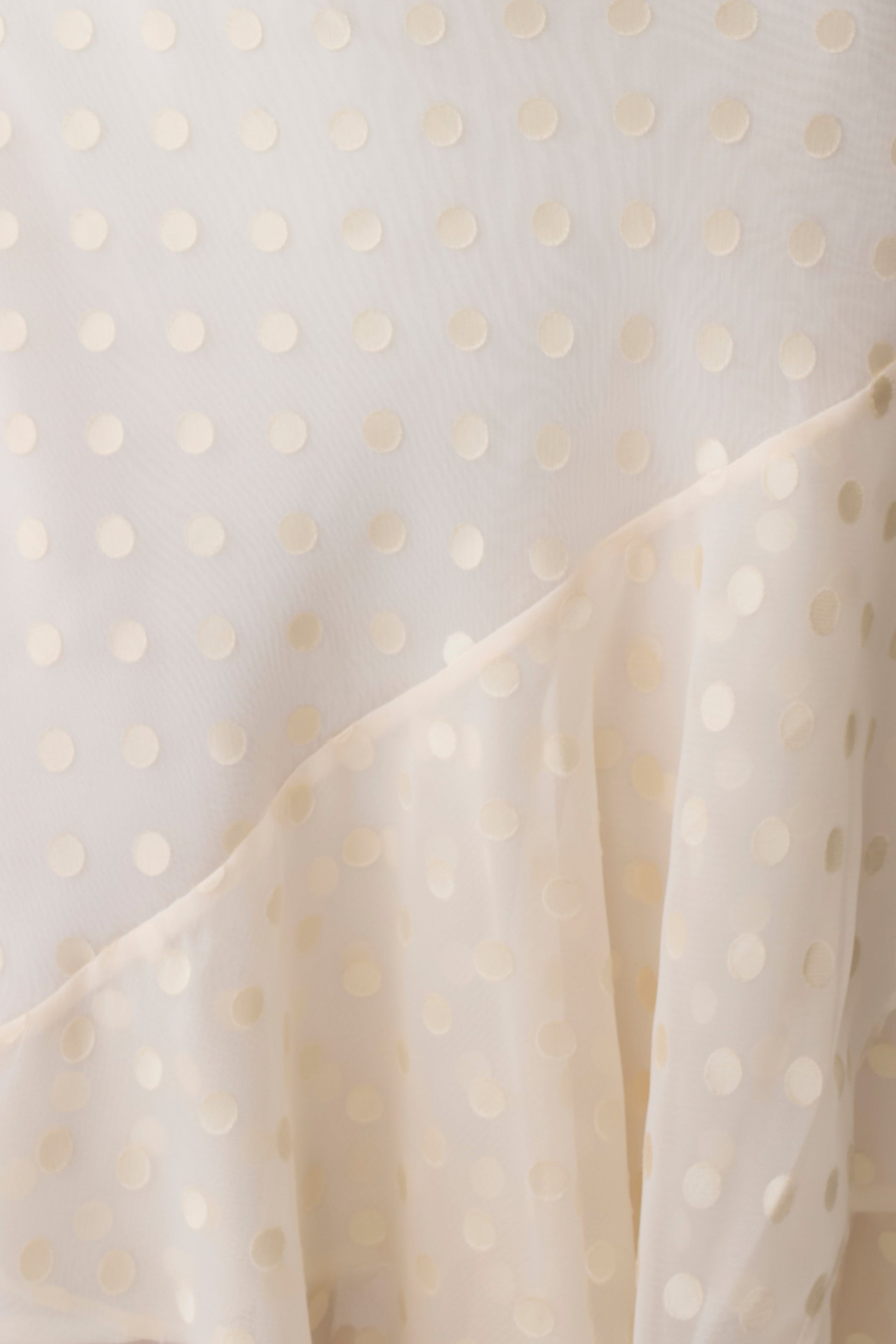 Lilah Devore Midi Dress - Ivory #7