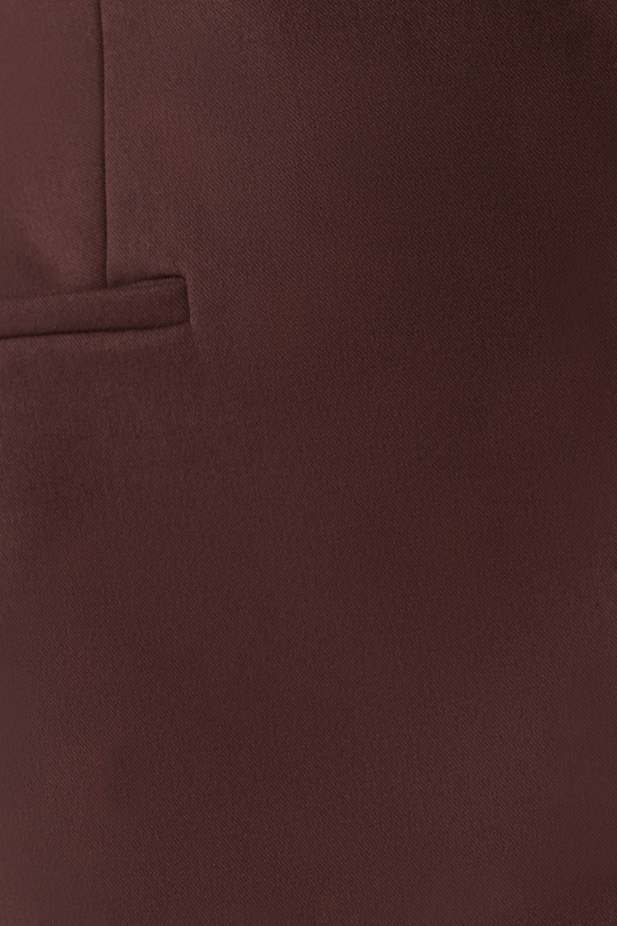 Makayla Suiting Structured Mini Dress - Dark Chocolate #7