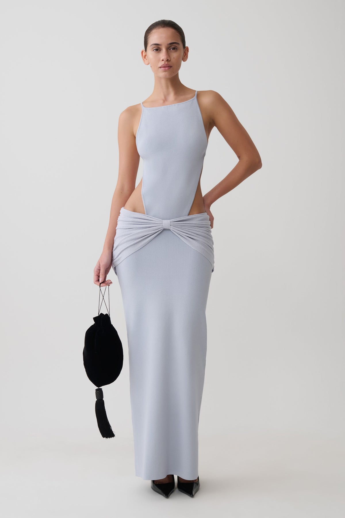 Nathaelie Sleeveless Maxi Dress - Sky Blue #6