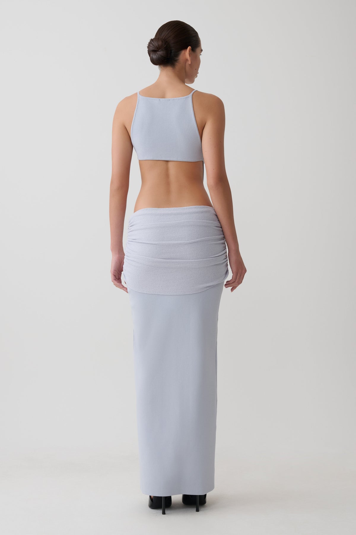 Nathaelie Sleeveless Maxi Dress - Sky Blue #2